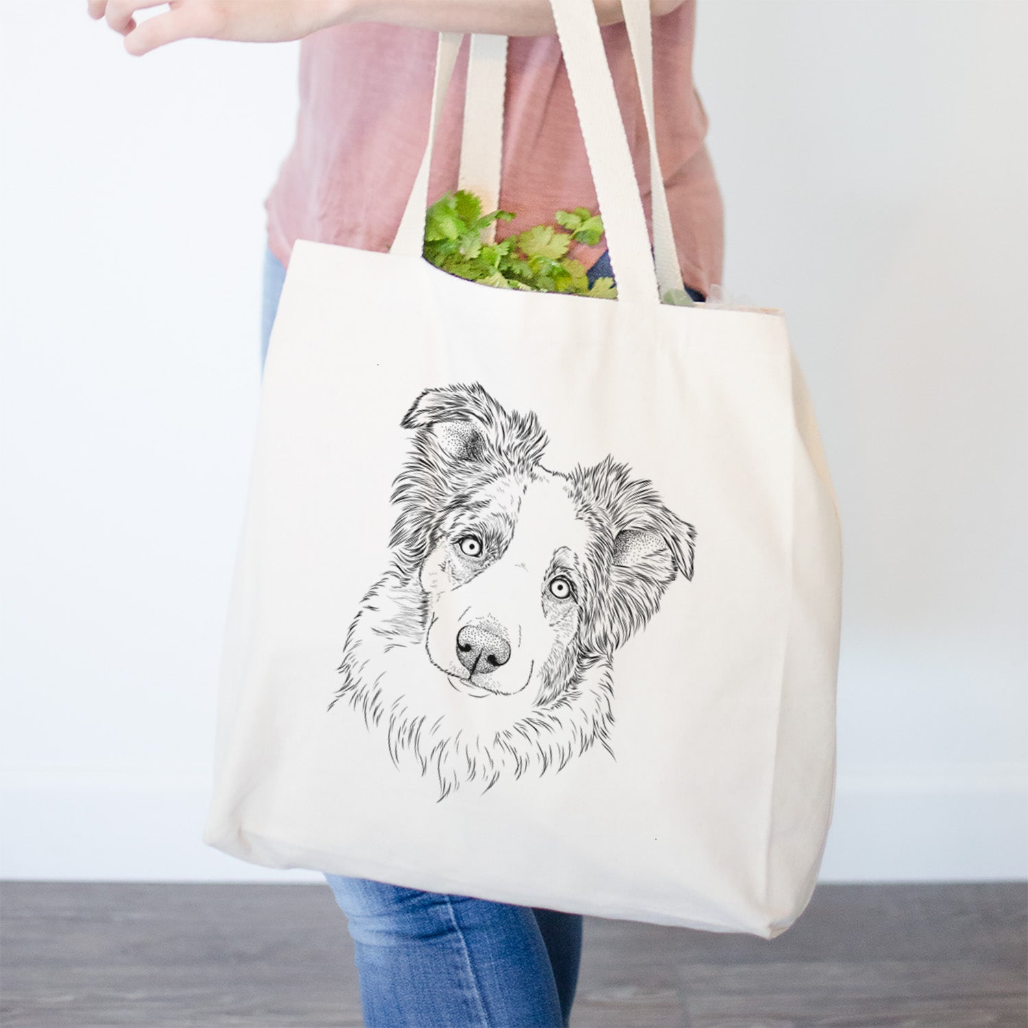 HoneyBee the Miniature Australian Shepherd - Tote Bag
