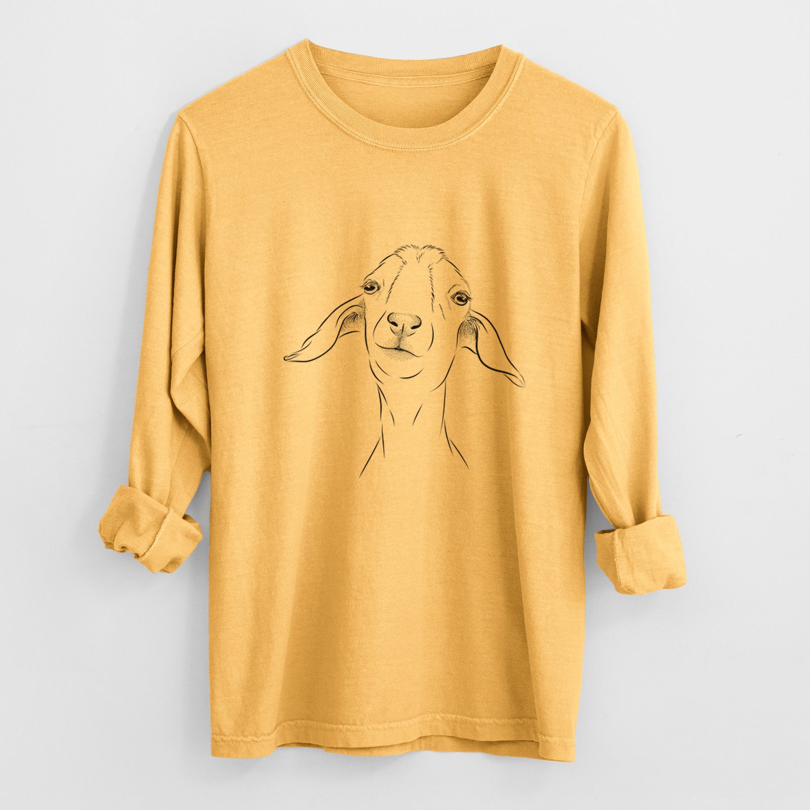 Bare Kara Dune the Spanish Boer Goat - Heavyweight 100% Cotton Long Sleeve