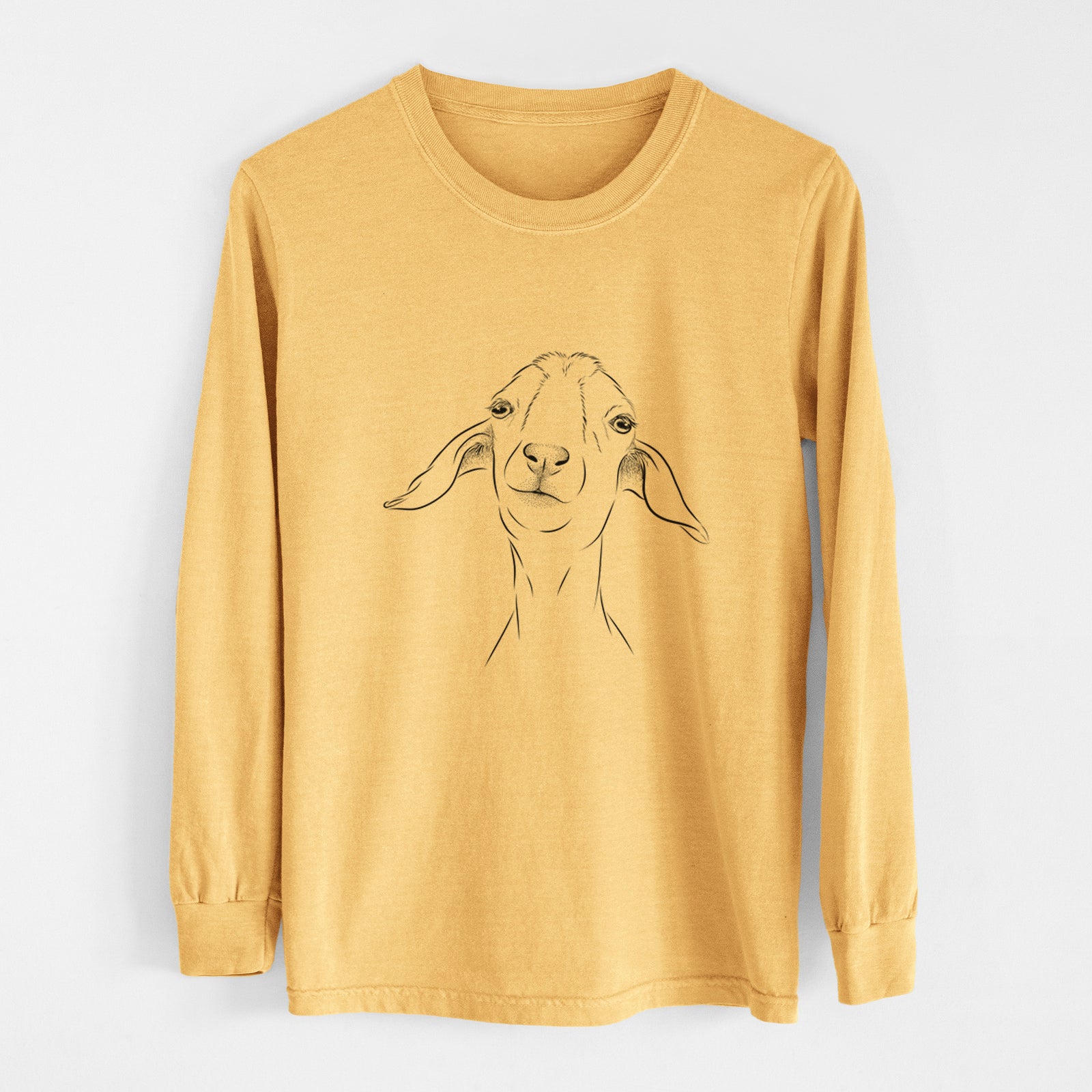 Bare Kara Dune the Spanish Boer Goat - Heavyweight 100% Cotton Long Sleeve