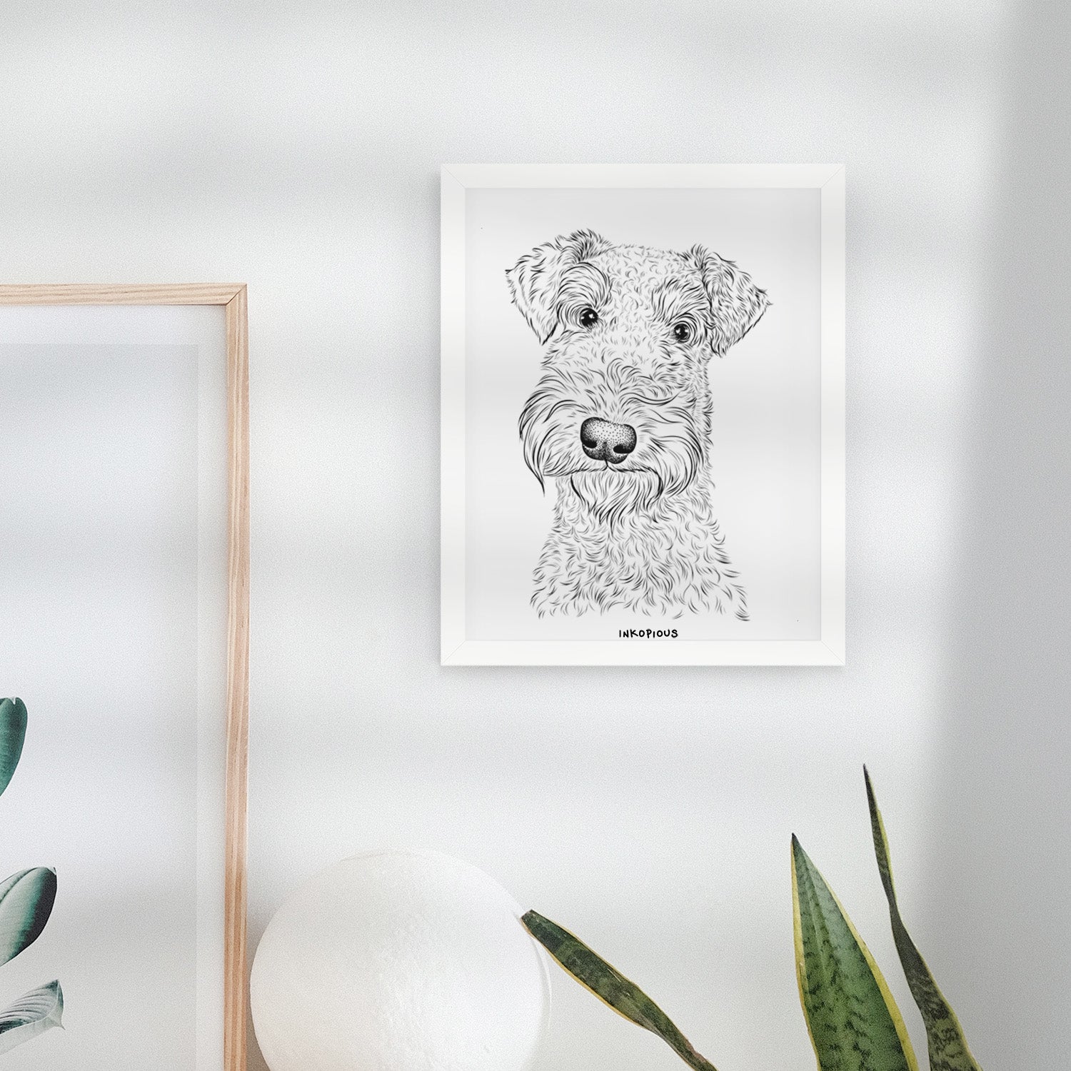 Roc Haven Maggie May the Airedale Terrier Art Print