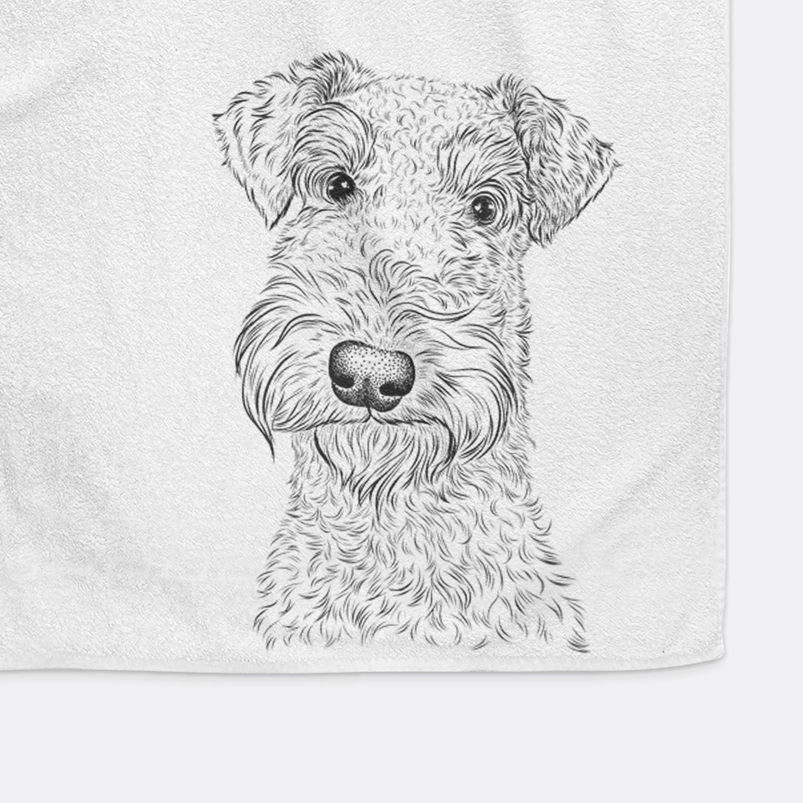 Roc Haven Maggie May the Airedale Terrier Decorative Hand Towel