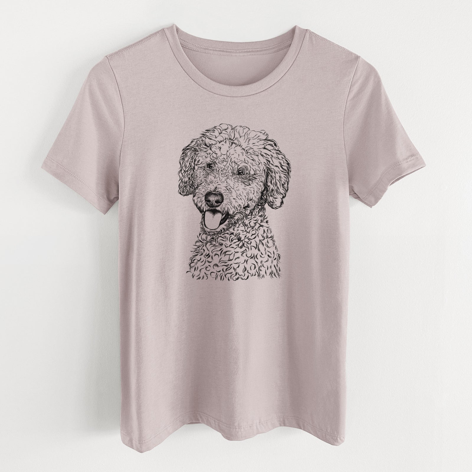 Bare Marlow the Goldendoodle - Women's Lightweight Relaxed Fit 100% Cotton Crewneck