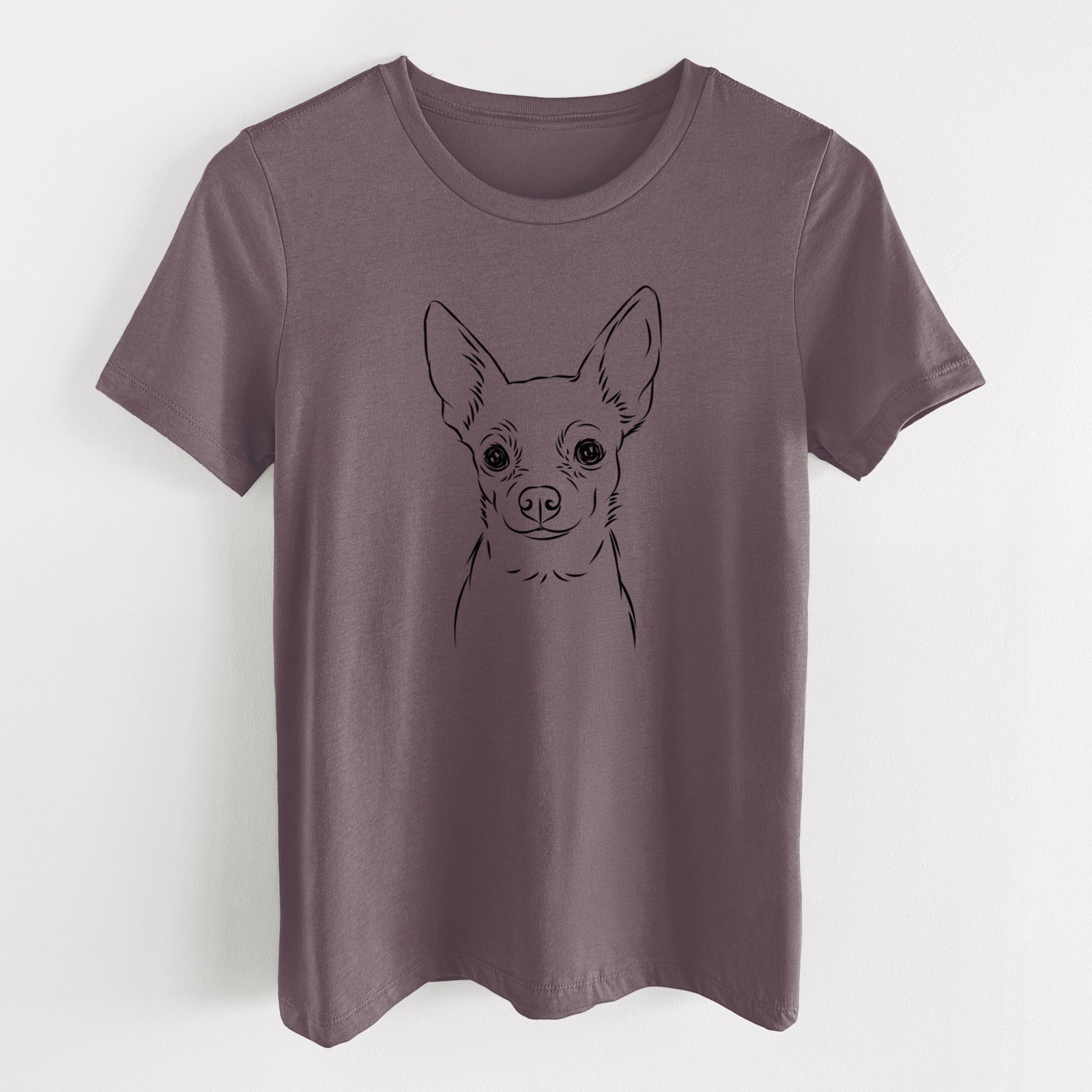 Bare Martini the Chihuahua - Women's Lightweight Relaxed Fit 100% Cotton Crewneck