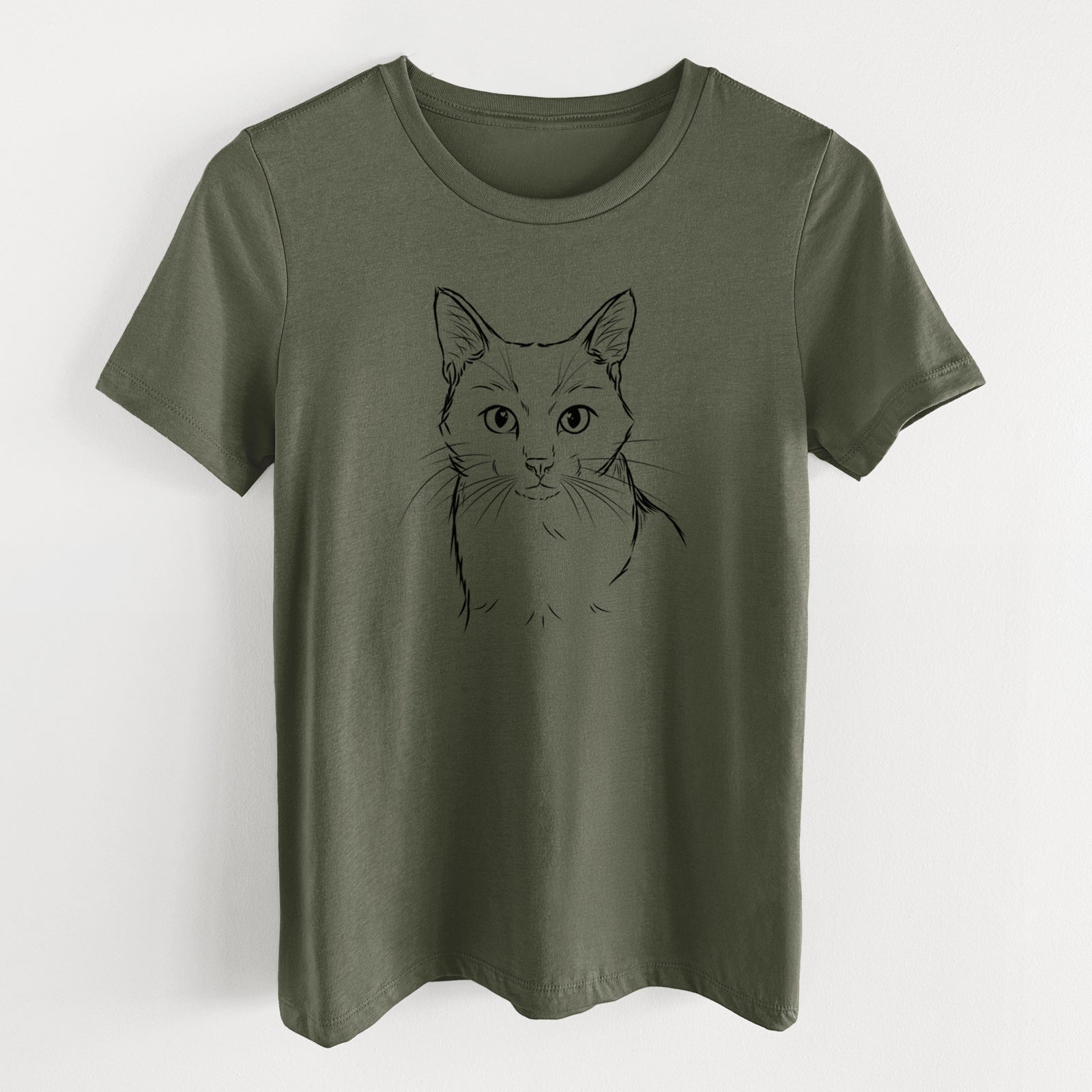 Bare Maverick the Cat - Women's Lightweight Relaxed Fit 100% Cotton Crewneck