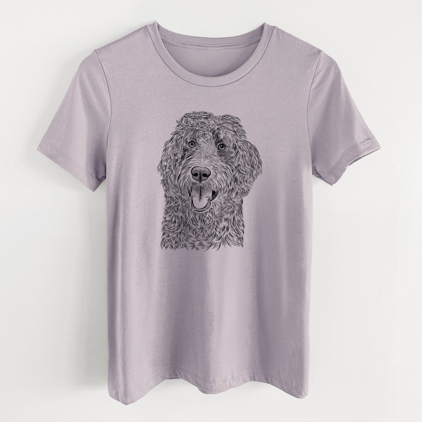 Bare Murr Dog the Labradoodle - Women's Lightweight Relaxed Fit 100% Cotton Crewneck