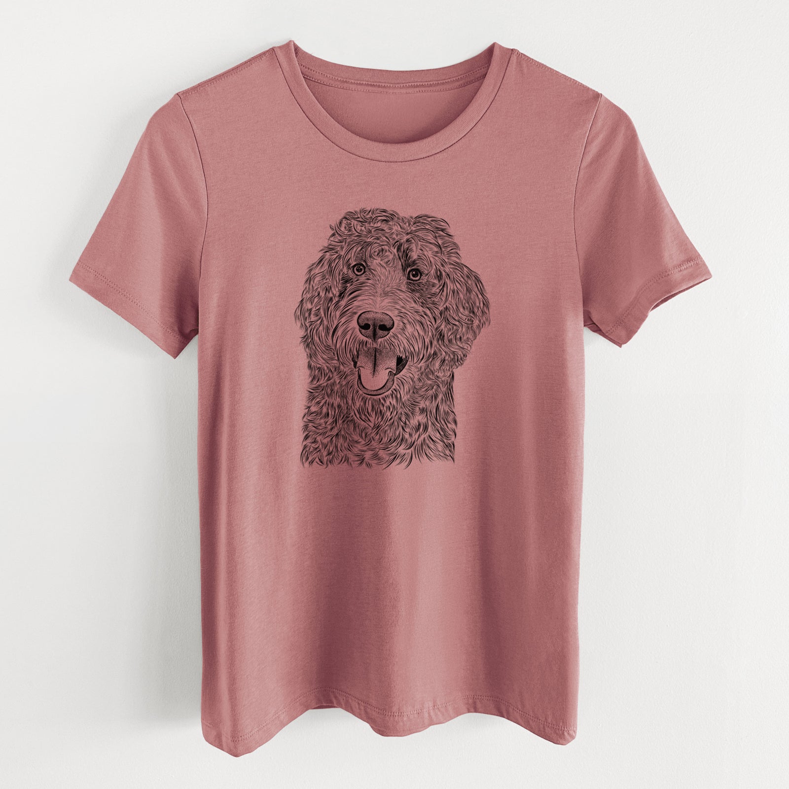 Bare Murr Dog the Labradoodle - Women's Lightweight Relaxed Fit 100% Cotton Crewneck
