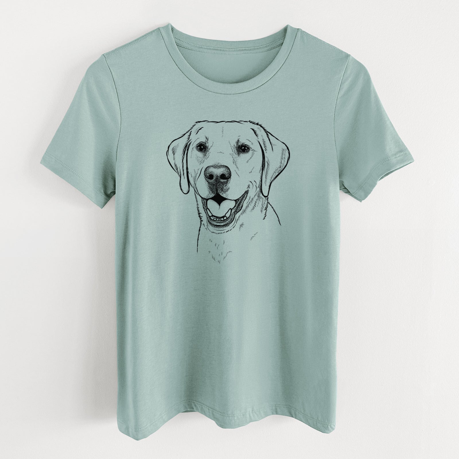 Bare Nate the Labrador Retriever - Women's Lightweight Relaxed Fit 100% Cotton Crewneck