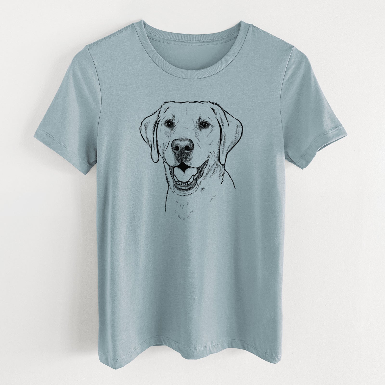 Bare Nate the Labrador Retriever - Women's Lightweight Relaxed Fit 100% Cotton Crewneck