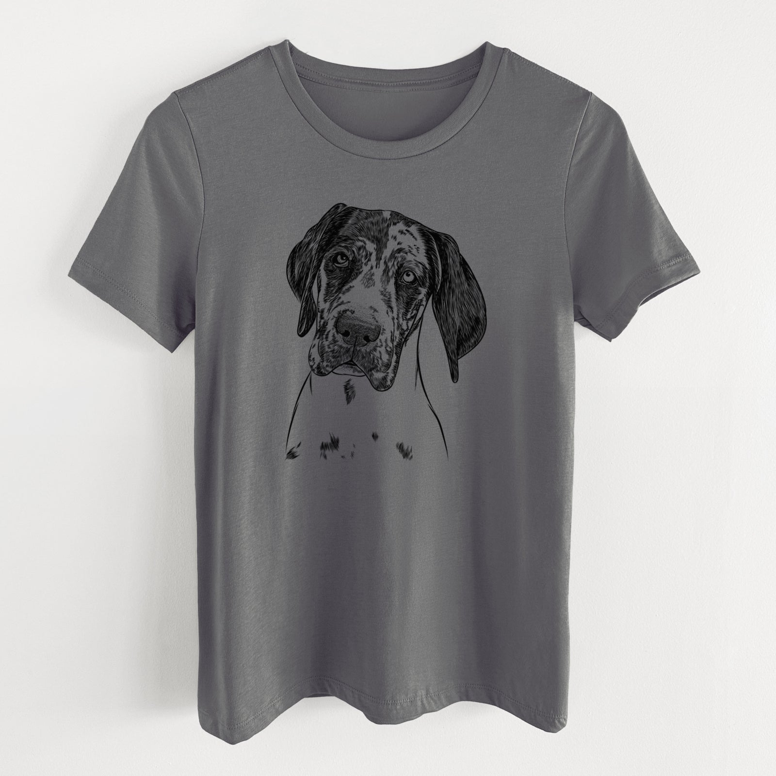 Bare Nyx the Great Dane - Women's Lightweight Relaxed Fit 100% Cotton Crewneck