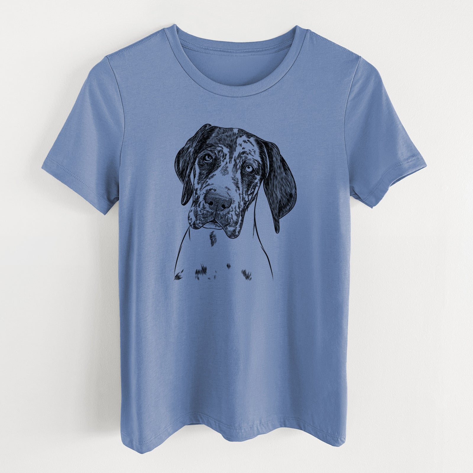 Bare Nyx the Great Dane - Women's Lightweight Relaxed Fit 100% Cotton Crewneck