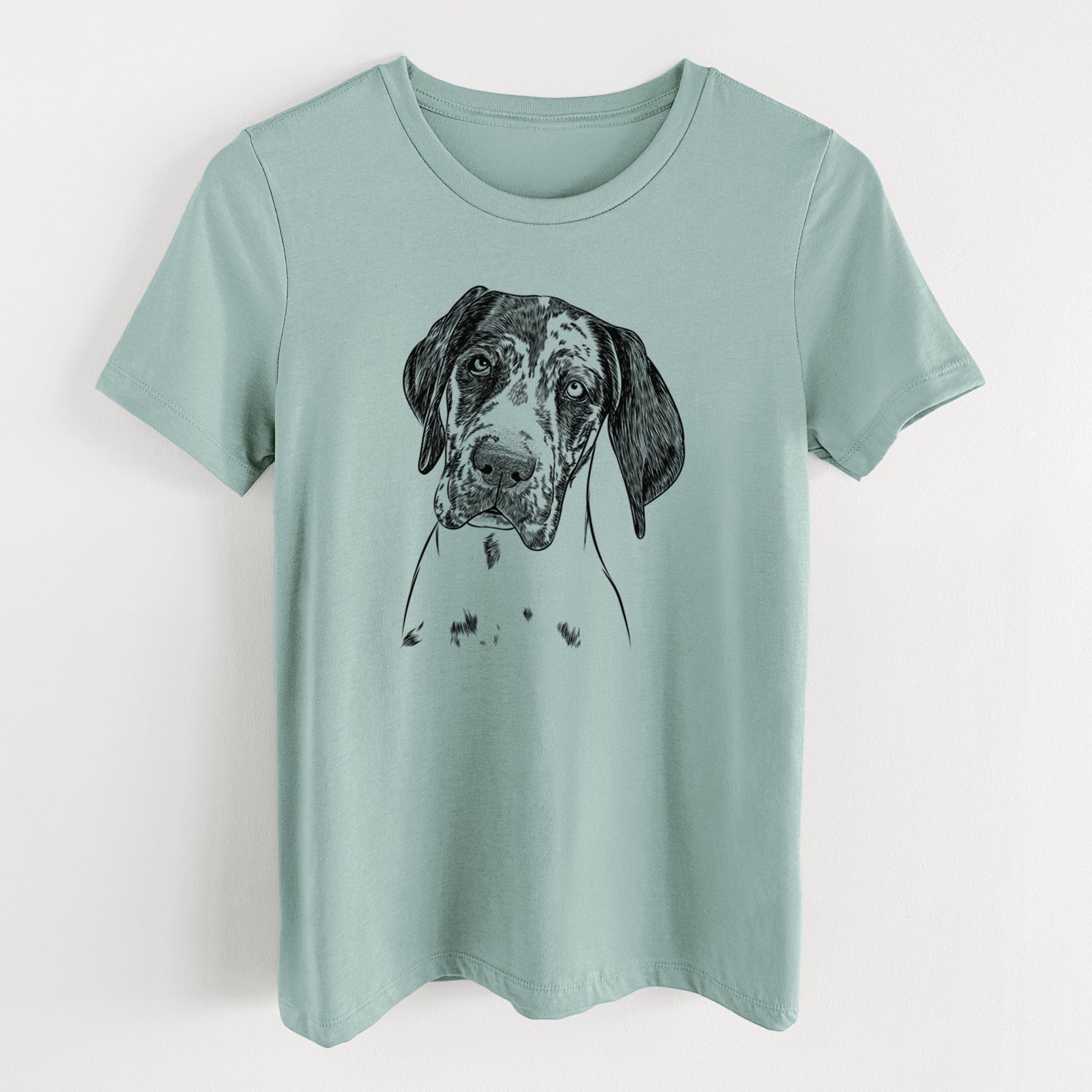 Bare Nyx the Great Dane - Women's Lightweight Relaxed Fit 100% Cotton Crewneck