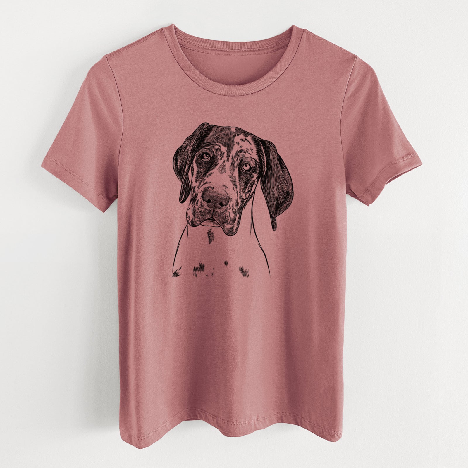 Bare Nyx the Great Dane - Women's Lightweight Relaxed Fit 100% Cotton Crewneck