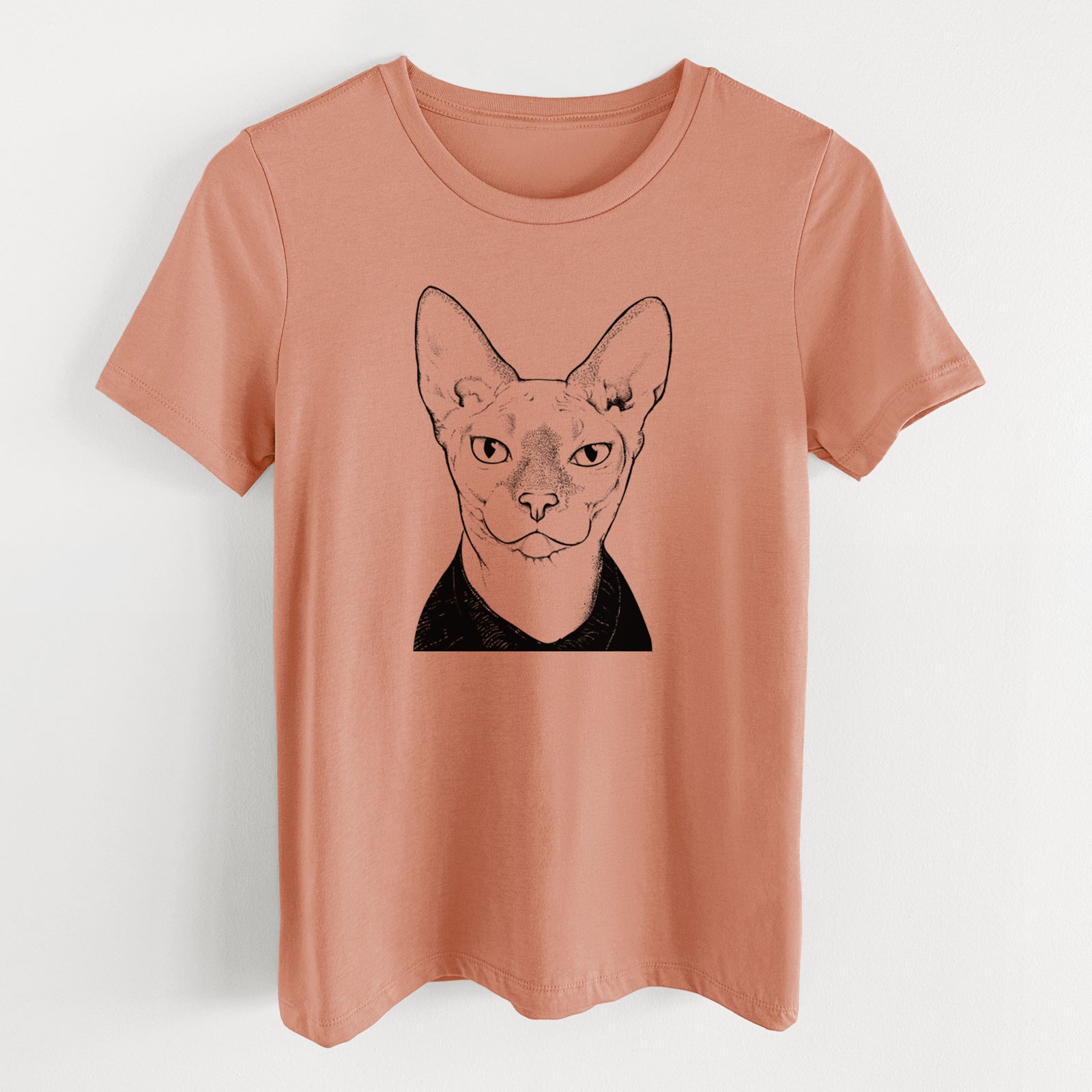 Bare Oliver Watson the Sphynx Cat - Women's Lightweight Relaxed Fit 100% Cotton Crewneck