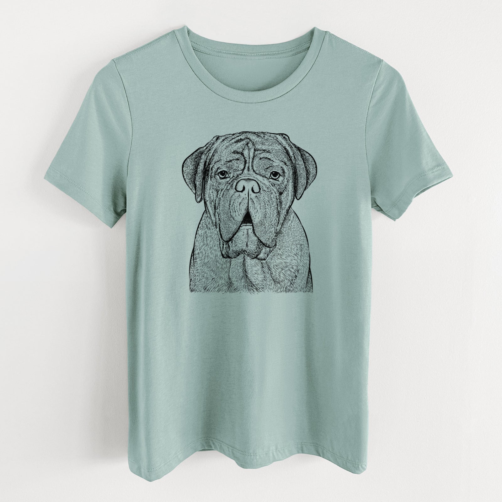 Bare Optimus the Dogue de Bordeaux - Women's Lightweight Relaxed Fit 100% Cotton Crewneck