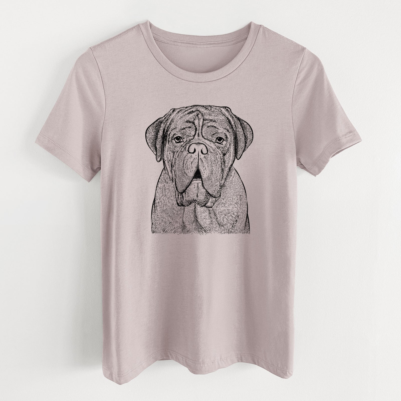 Bare Optimus the Dogue de Bordeaux - Women's Lightweight Relaxed Fit 100% Cotton Crewneck