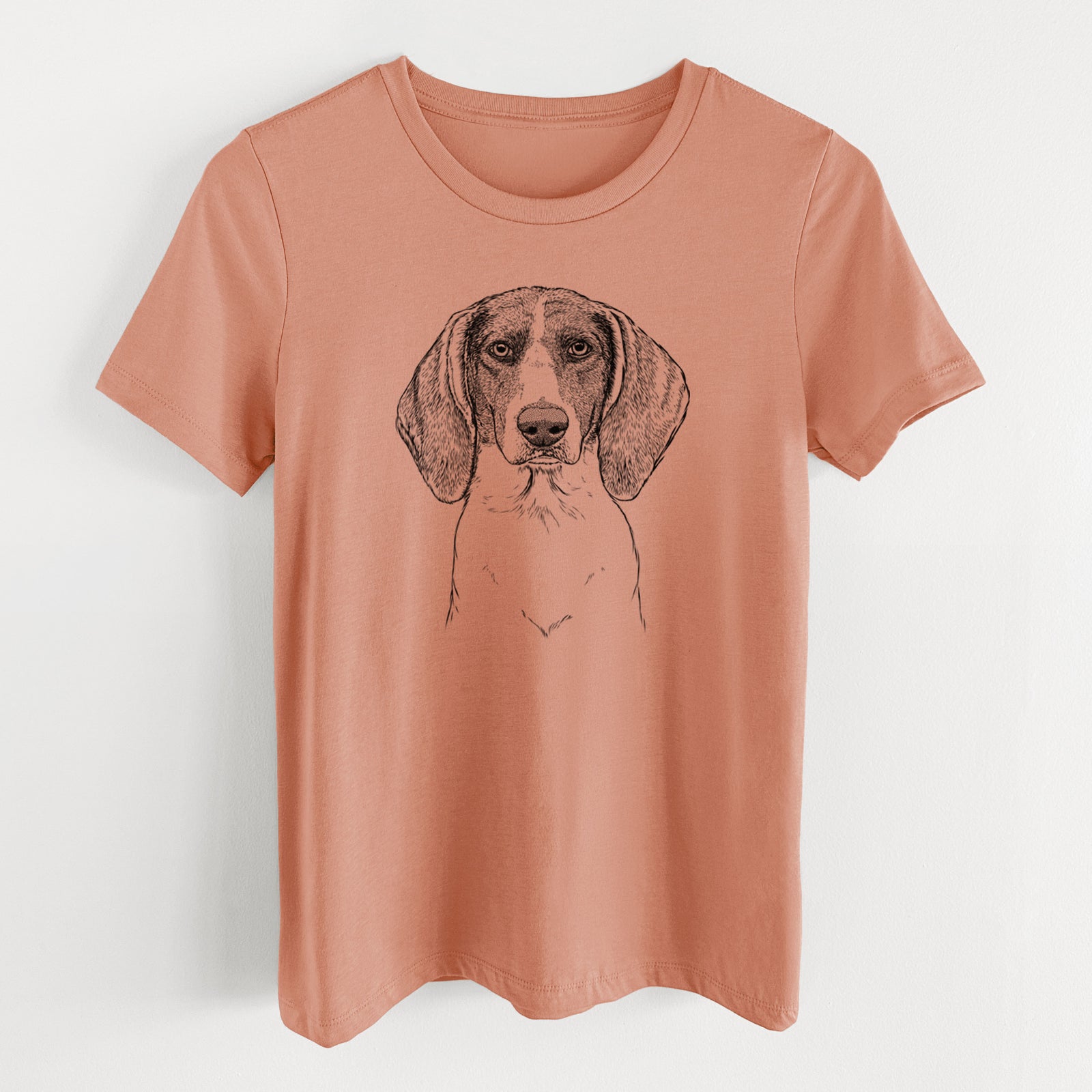 Bare Orin the Treeing Walker Coonhound - Women's Lightweight Relaxed Fit 100% Cotton Crewneck