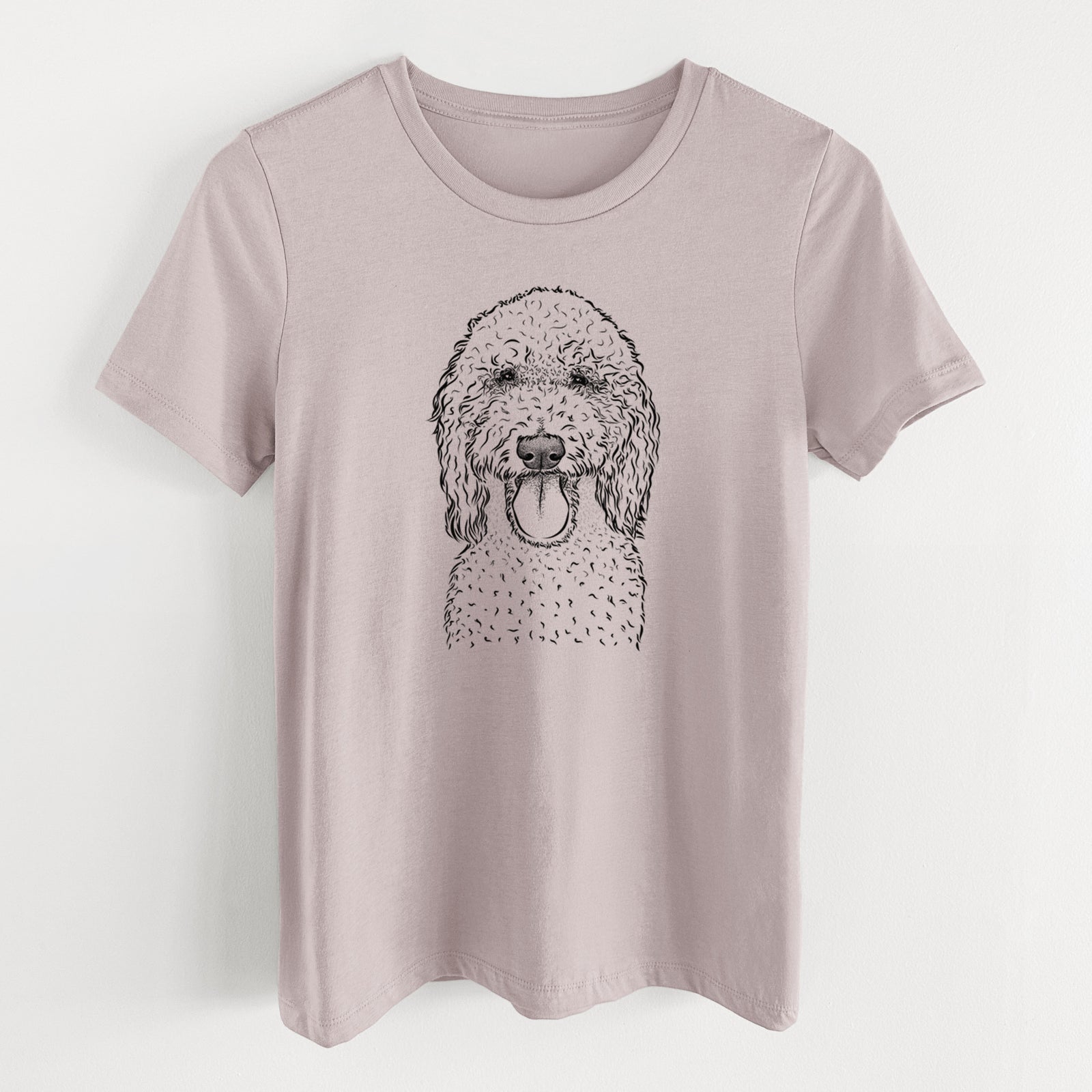 Bare Pavlov the Goldendoodle - Women's Lightweight Relaxed Fit 100% Cotton Crewneck