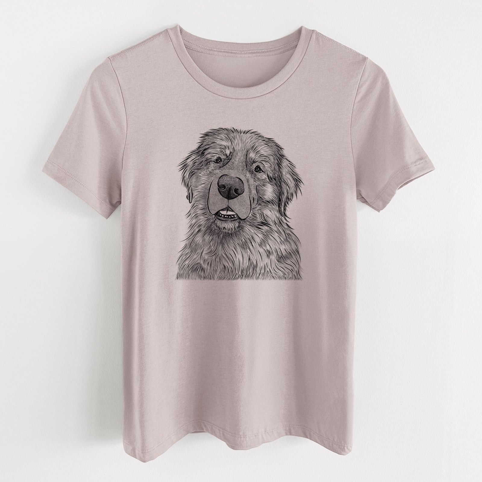 Bare Ralph the Leonberger - Women's Lightweight Relaxed Fit 100% Cotton Crewneck