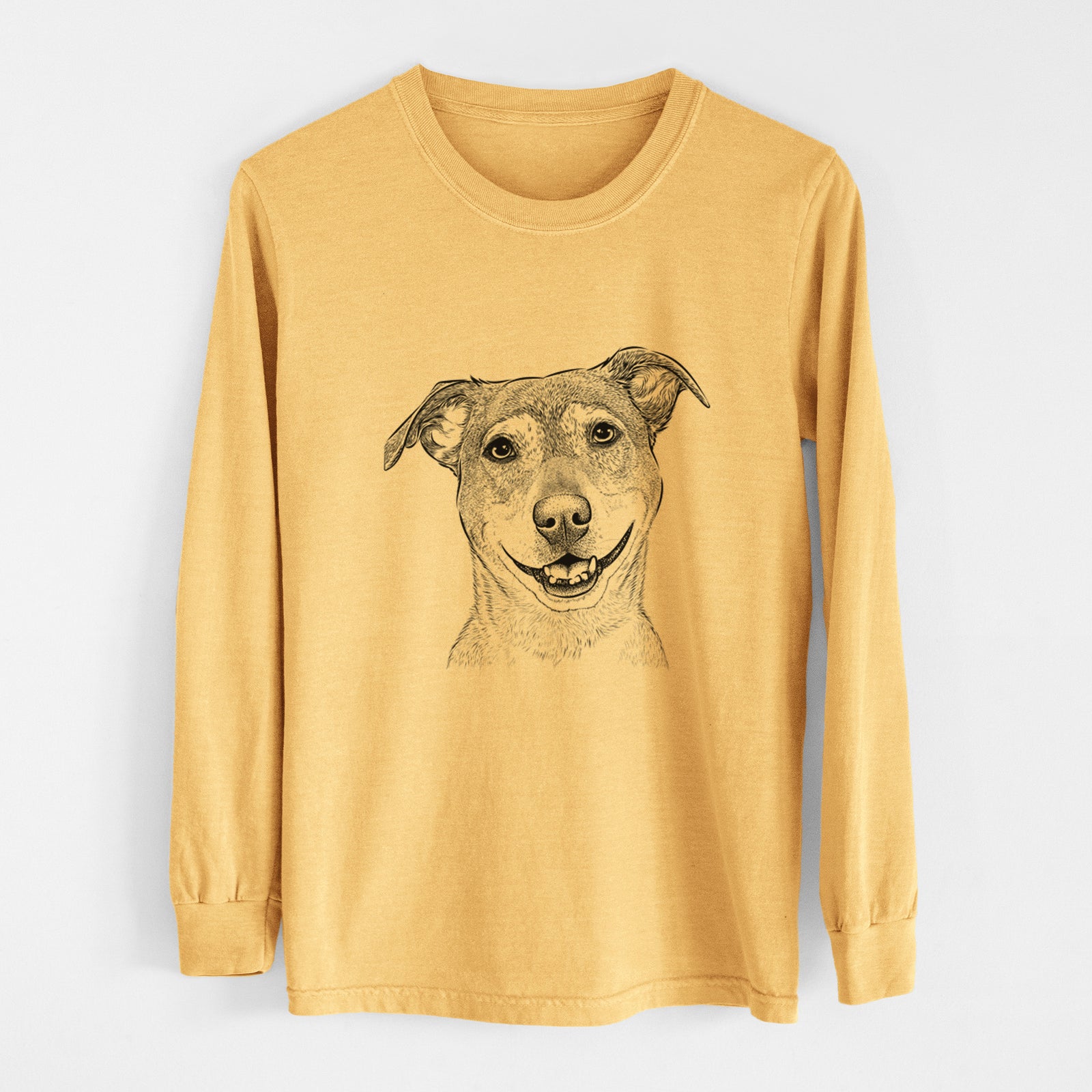 Bare Reese the Mountain Cur - Heavyweight 100% Cotton Long Sleeve