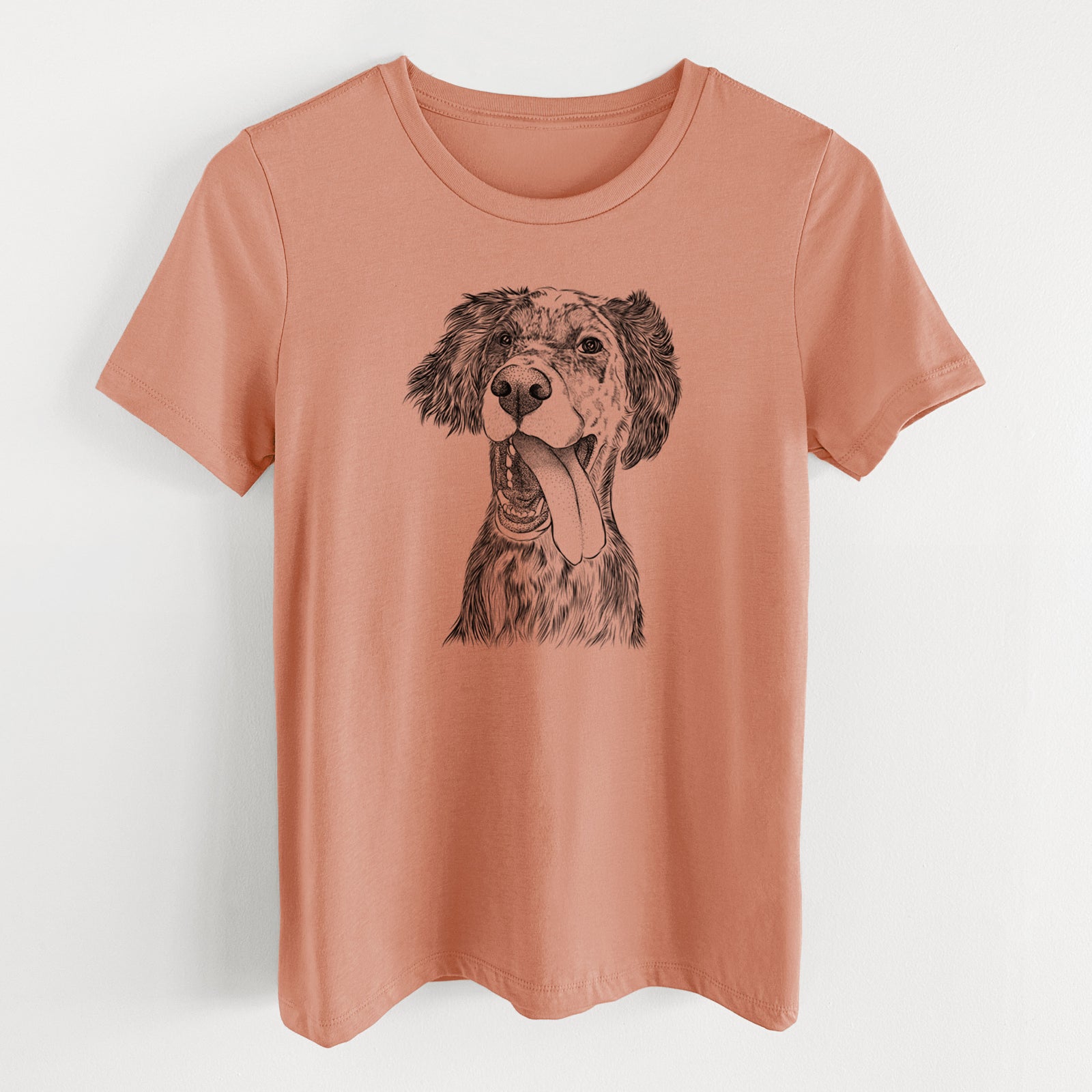 Bare Renly the English Setter - Women's Lightweight Relaxed Fit 100% Cotton Crewneck