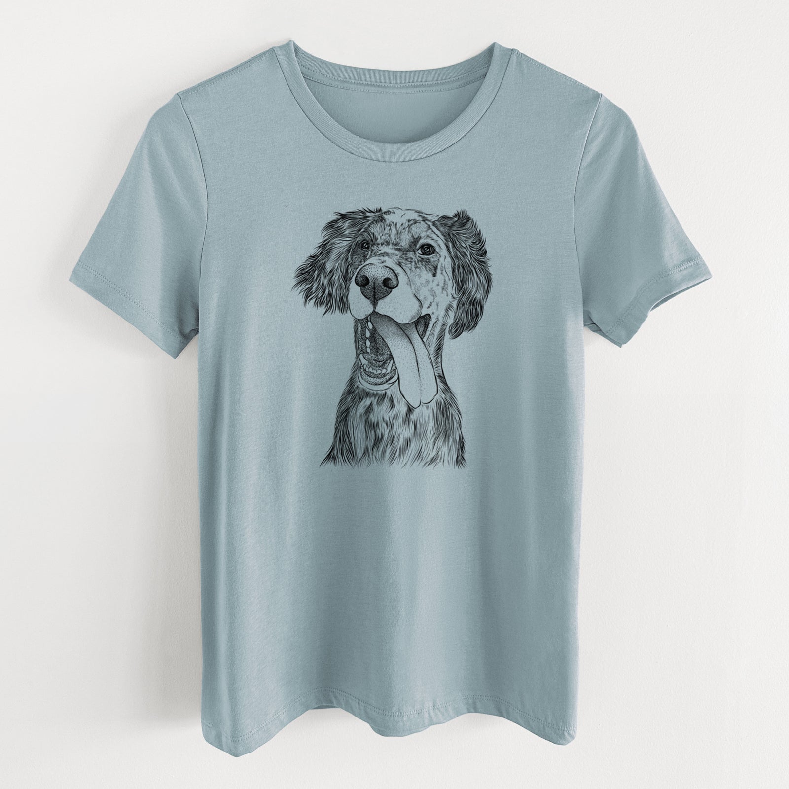 Bare Renly the English Setter - Women's Lightweight Relaxed Fit 100% Cotton Crewneck