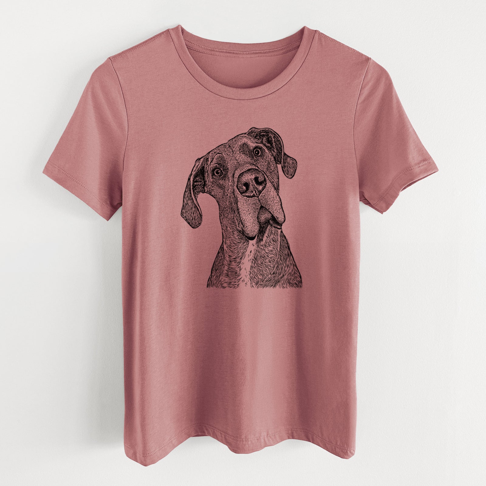 Bare River the Great Dane - Women's Lightweight Relaxed Fit 100% Cotton Crewneck