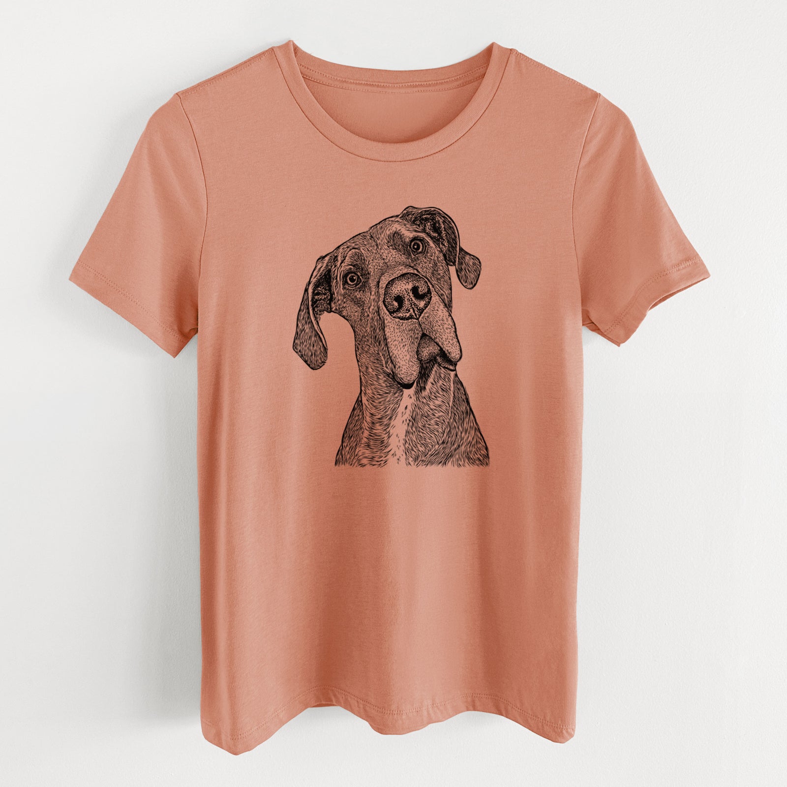 Bare River the Great Dane - Women's Lightweight Relaxed Fit 100% Cotton Crewneck