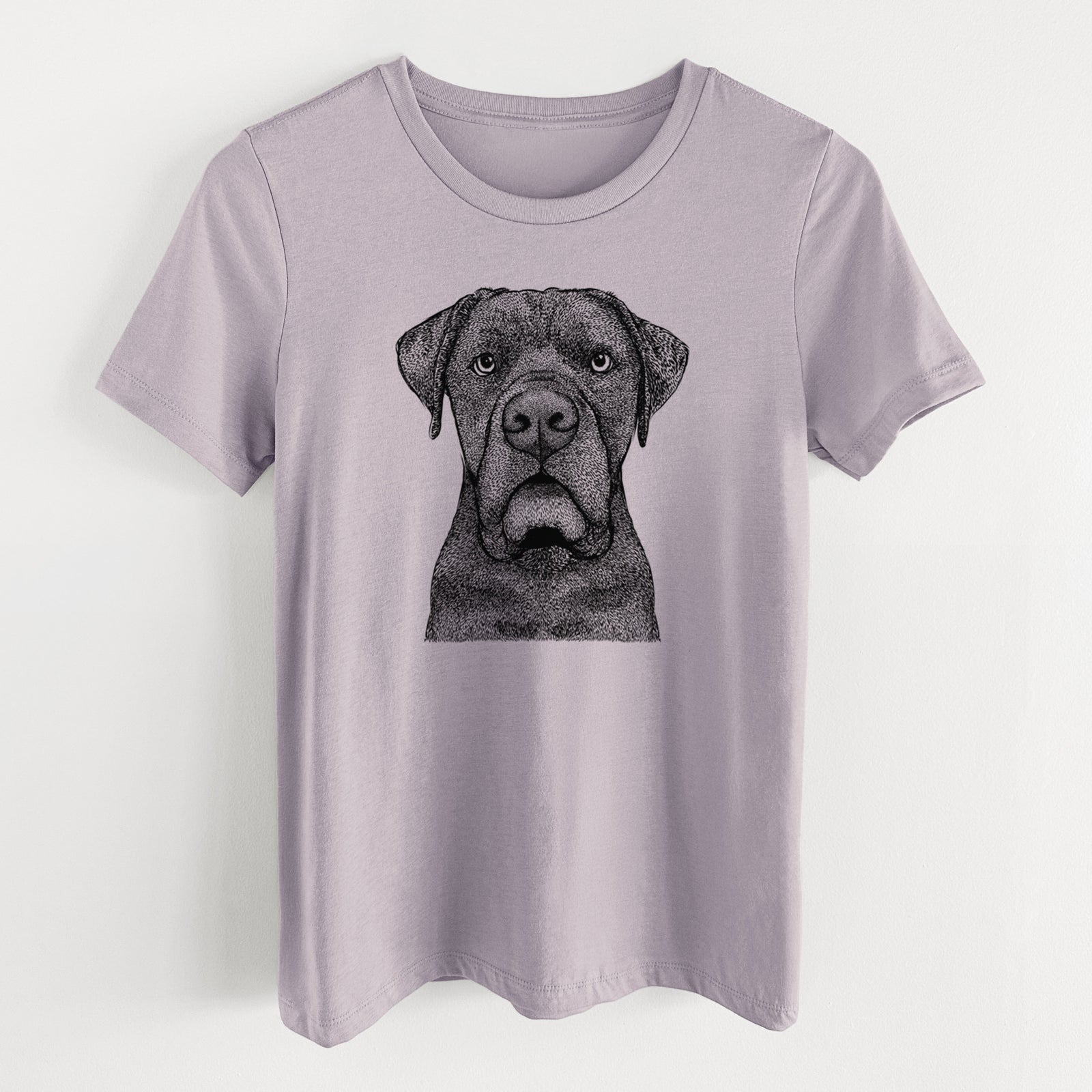 Bare Rocco the Cane Corso - Women's Lightweight Relaxed Fit 100% Cotton Crewneck