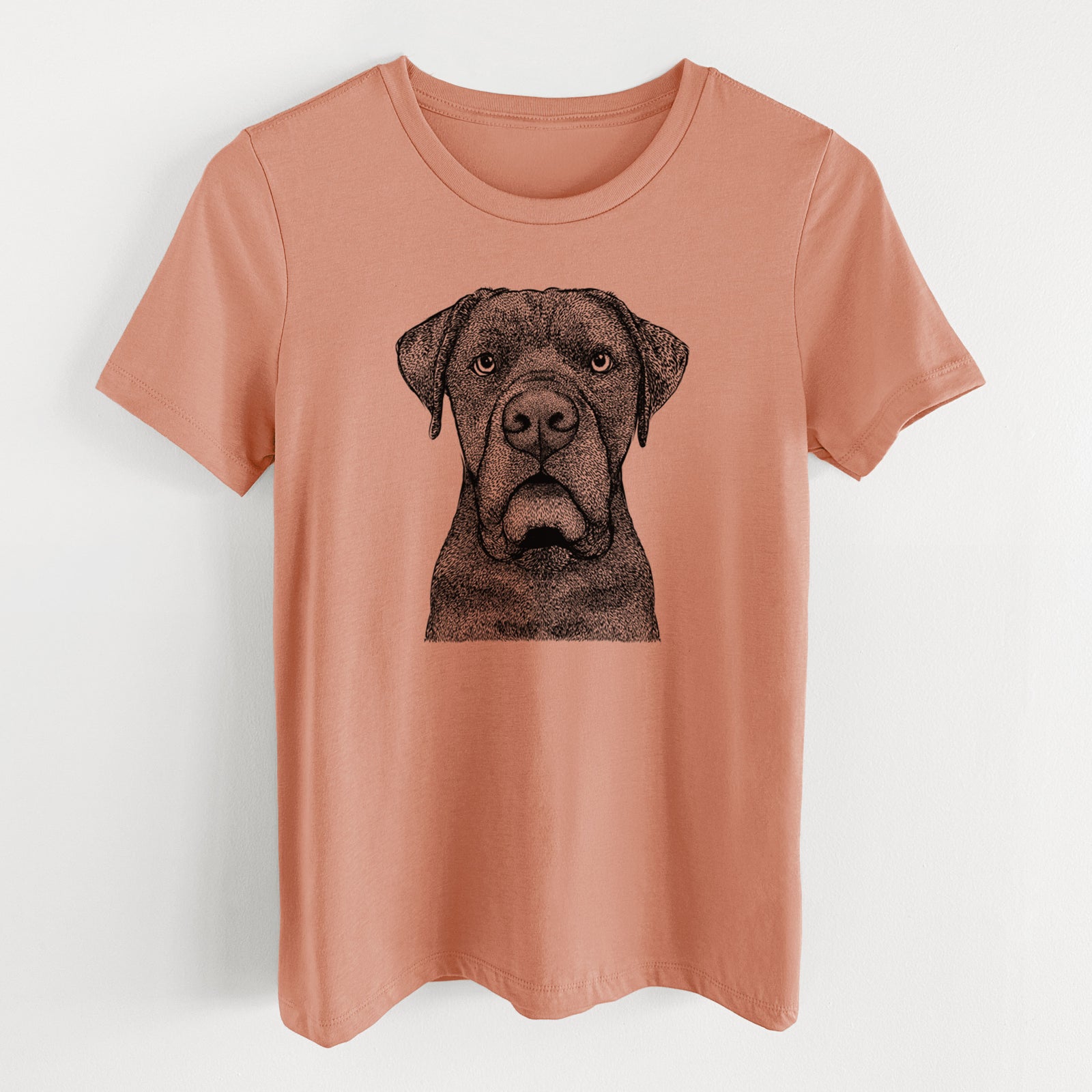 Bare Rocco the Cane Corso - Women's Lightweight Relaxed Fit 100% Cotton Crewneck