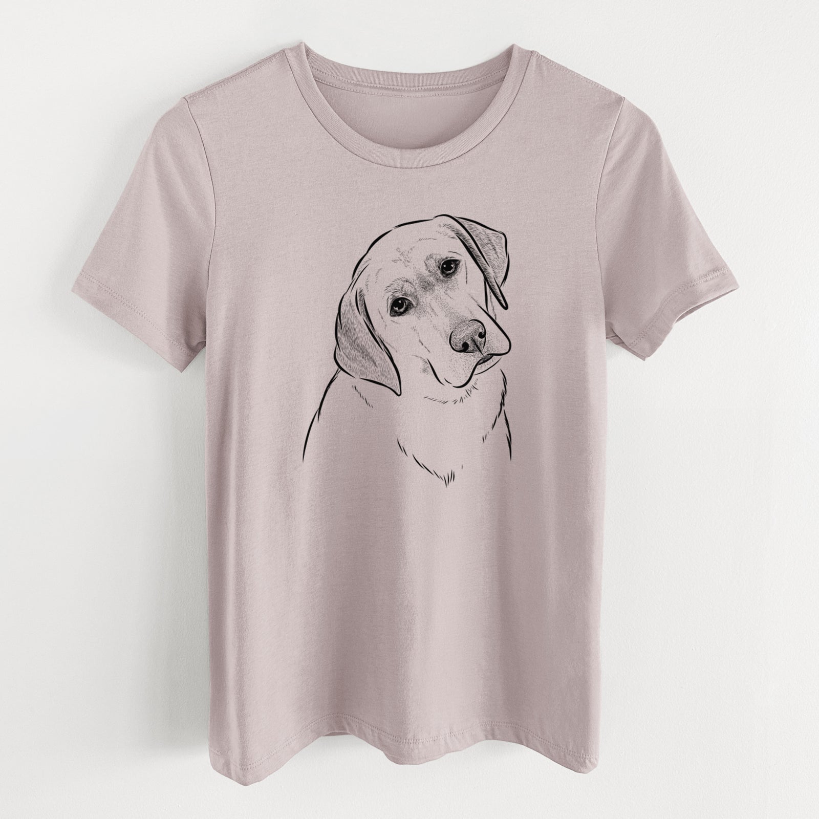 Bare Stella the Yellow Lab - Women's Lightweight Relaxed Fit 100% Cotton Crewneck