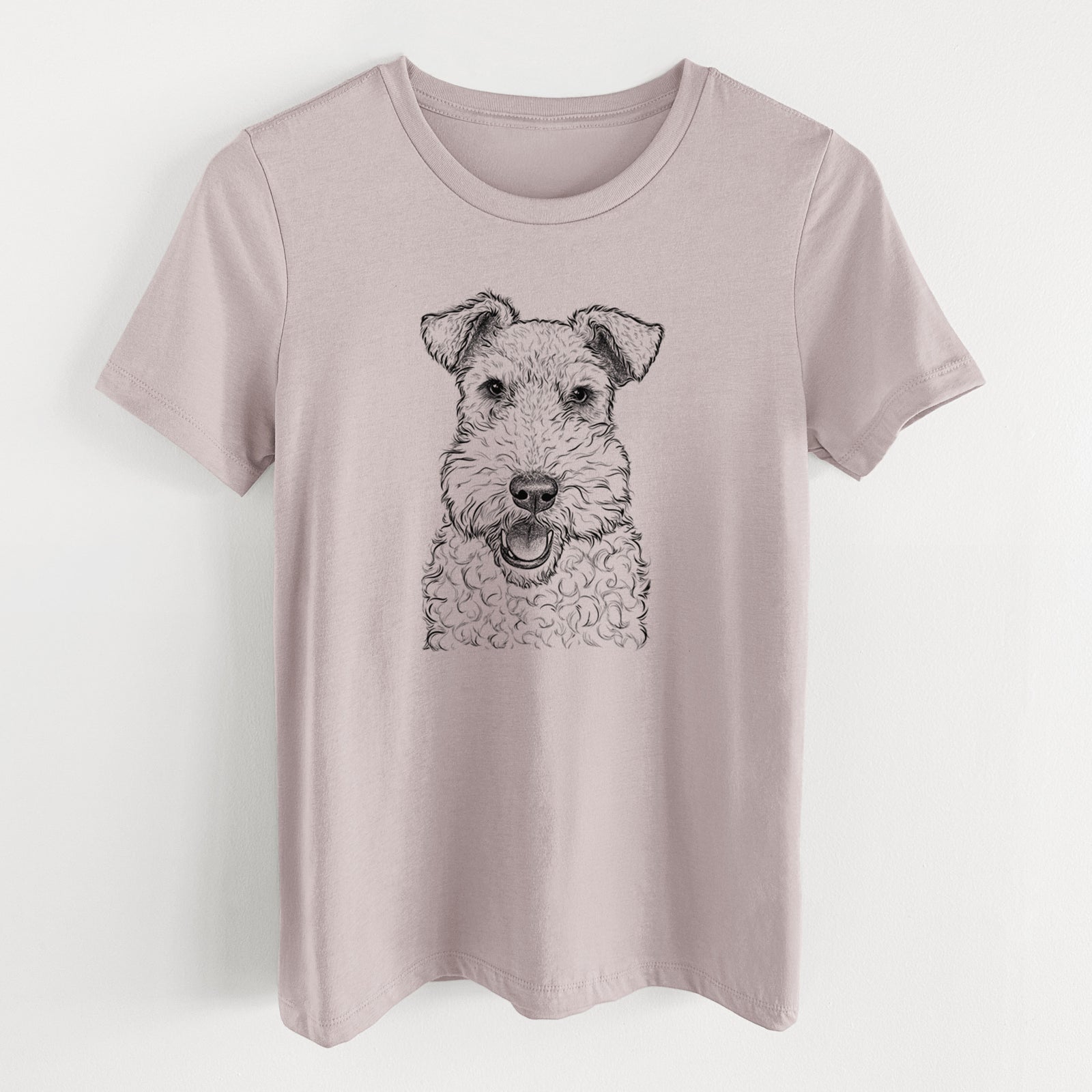 Bare Ted the Wire Fox Terrier - Women's Lightweight Relaxed Fit 100% Cotton Crewneck