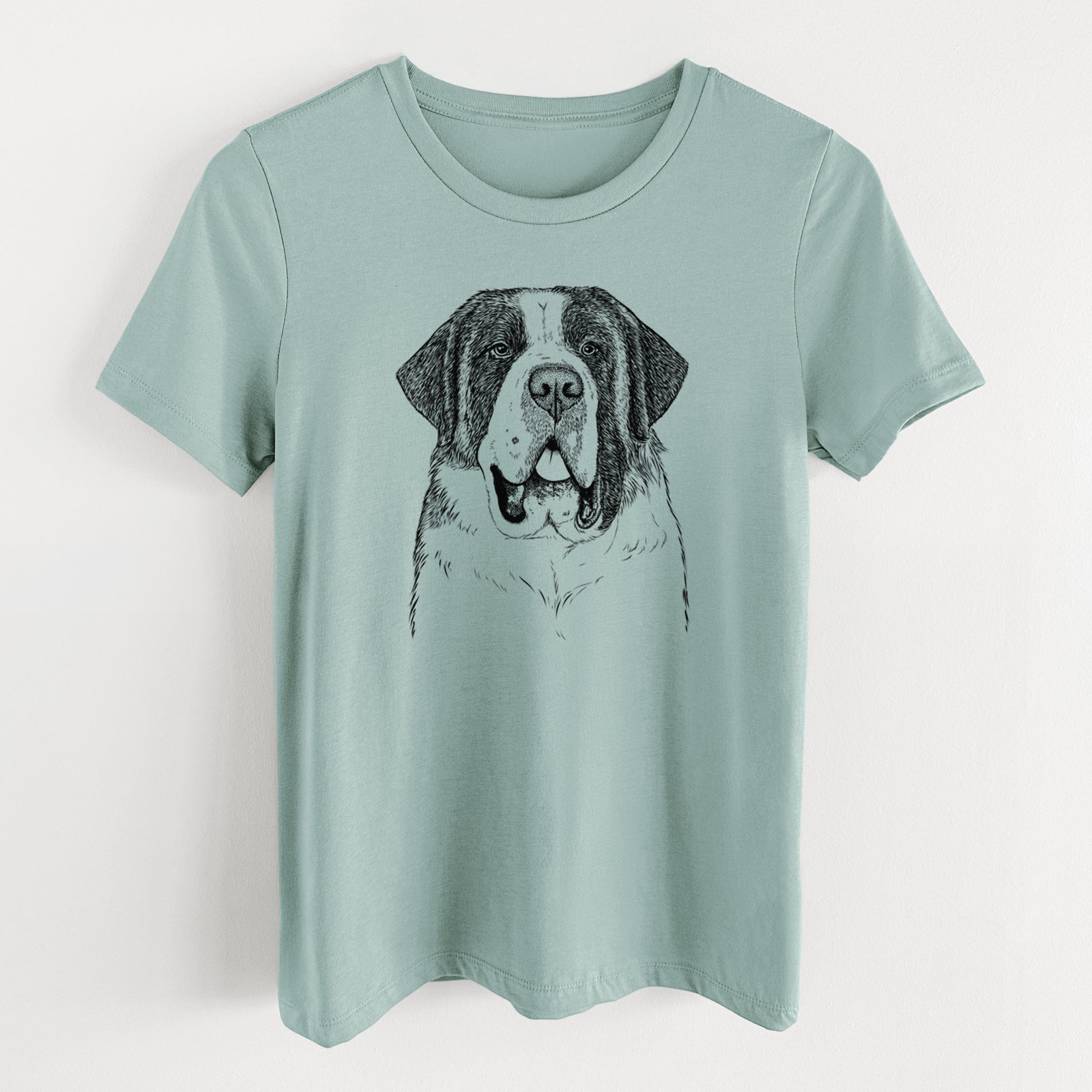 Bare Thor the Saint Bernard - Women's Lightweight Relaxed Fit 100% Cotton Crewneck
