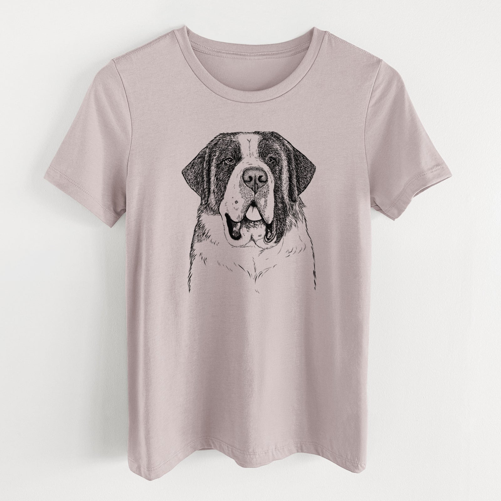 Bare Thor the Saint Bernard - Women's Lightweight Relaxed Fit 100% Cotton Crewneck