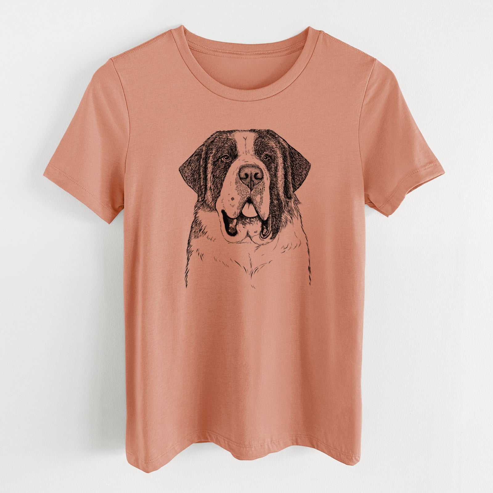 Bare Thor the Saint Bernard - Women's Lightweight Relaxed Fit 100% Cotton Crewneck