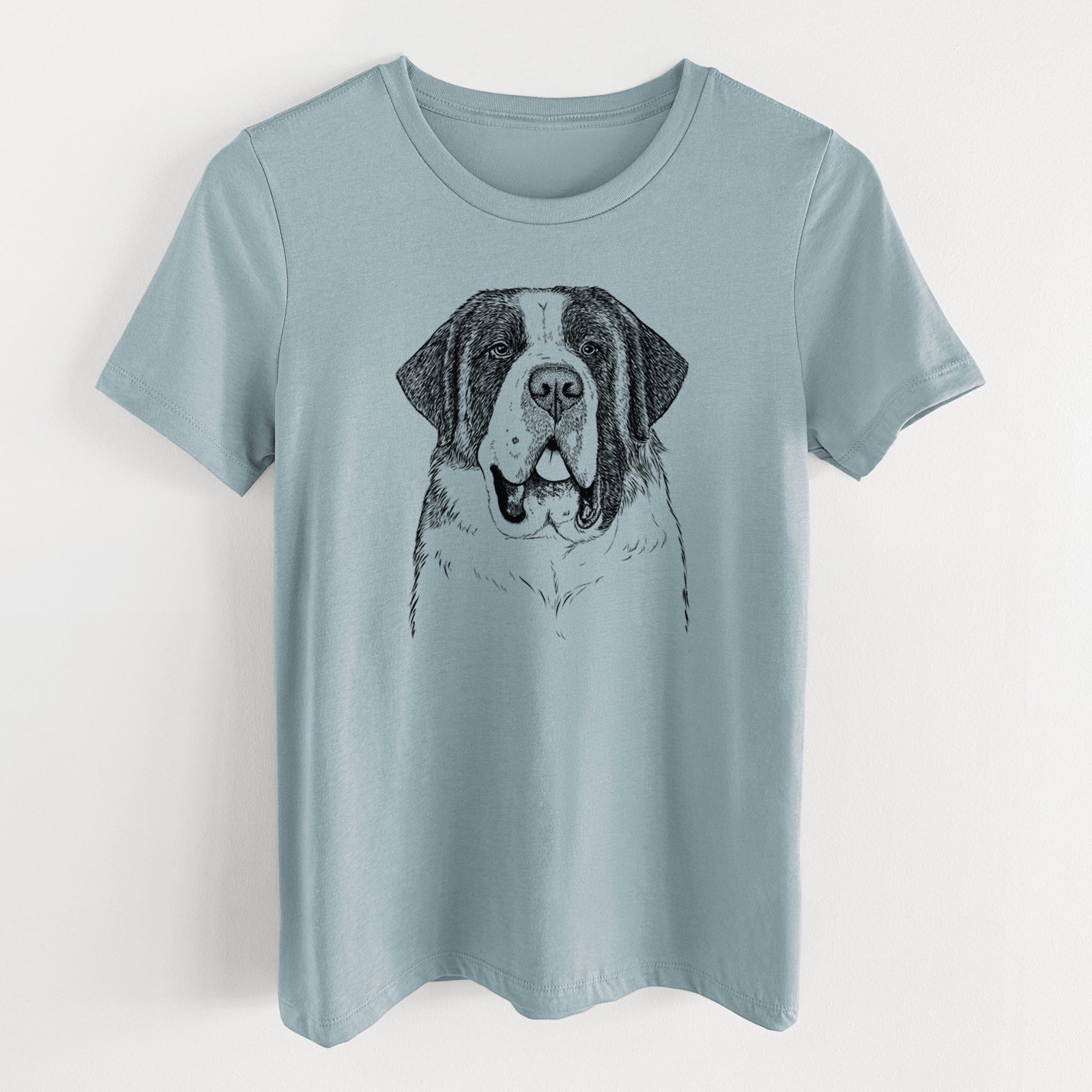 Bare Thor the Saint Bernard - Women's Lightweight Relaxed Fit 100% Cotton Crewneck