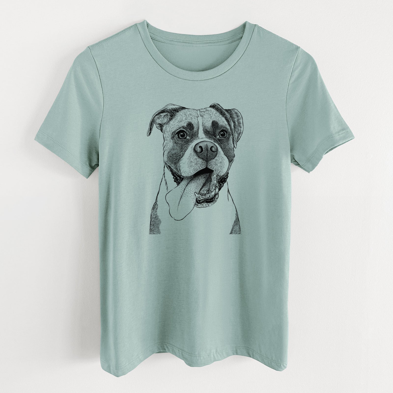Bare Tuckeroo the Boxer - Women's Lightweight Relaxed Fit 100% Cotton Crewneck