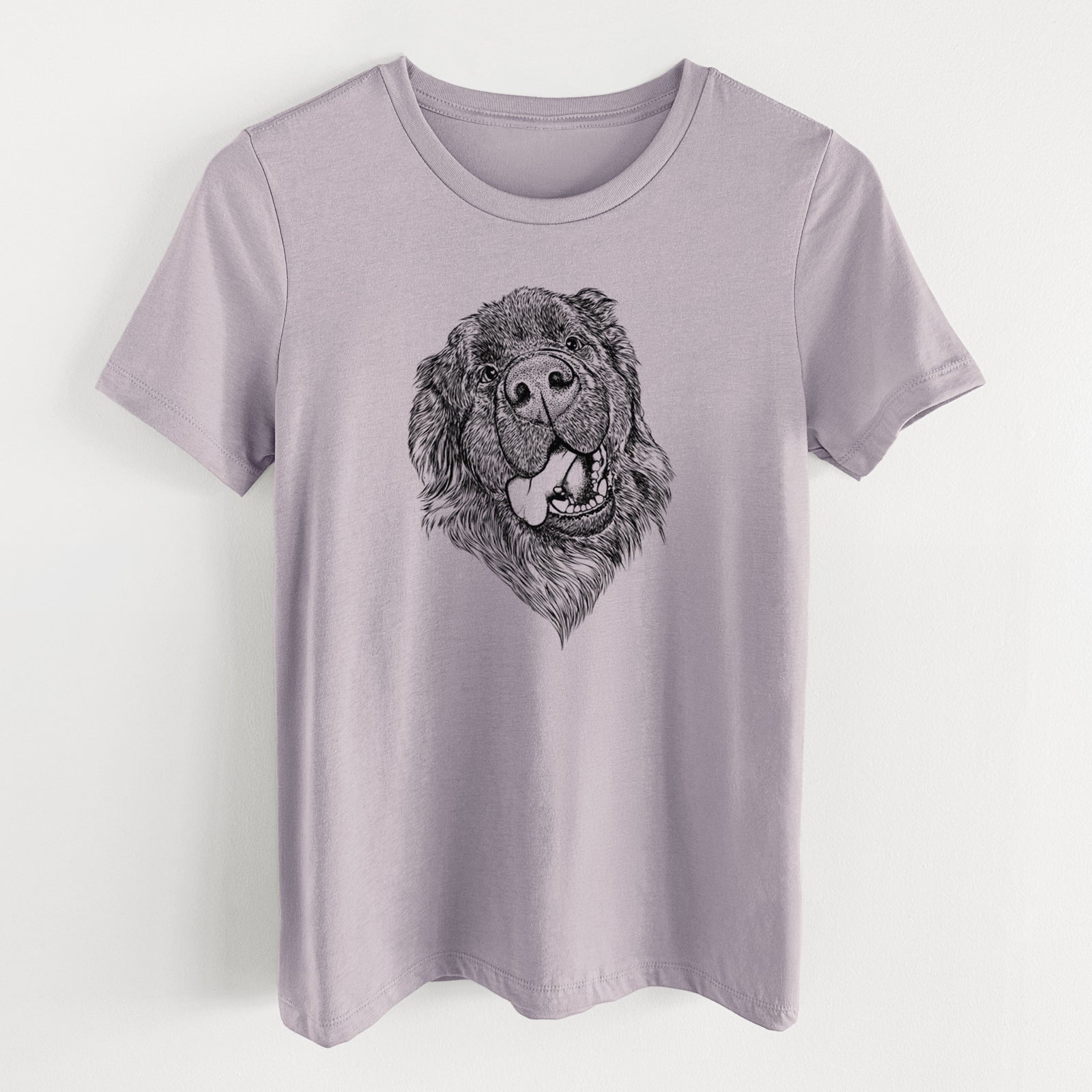 Bare Tuna the Newfoundland - Women's Lightweight Relaxed Fit 100% Cotton Crewneck