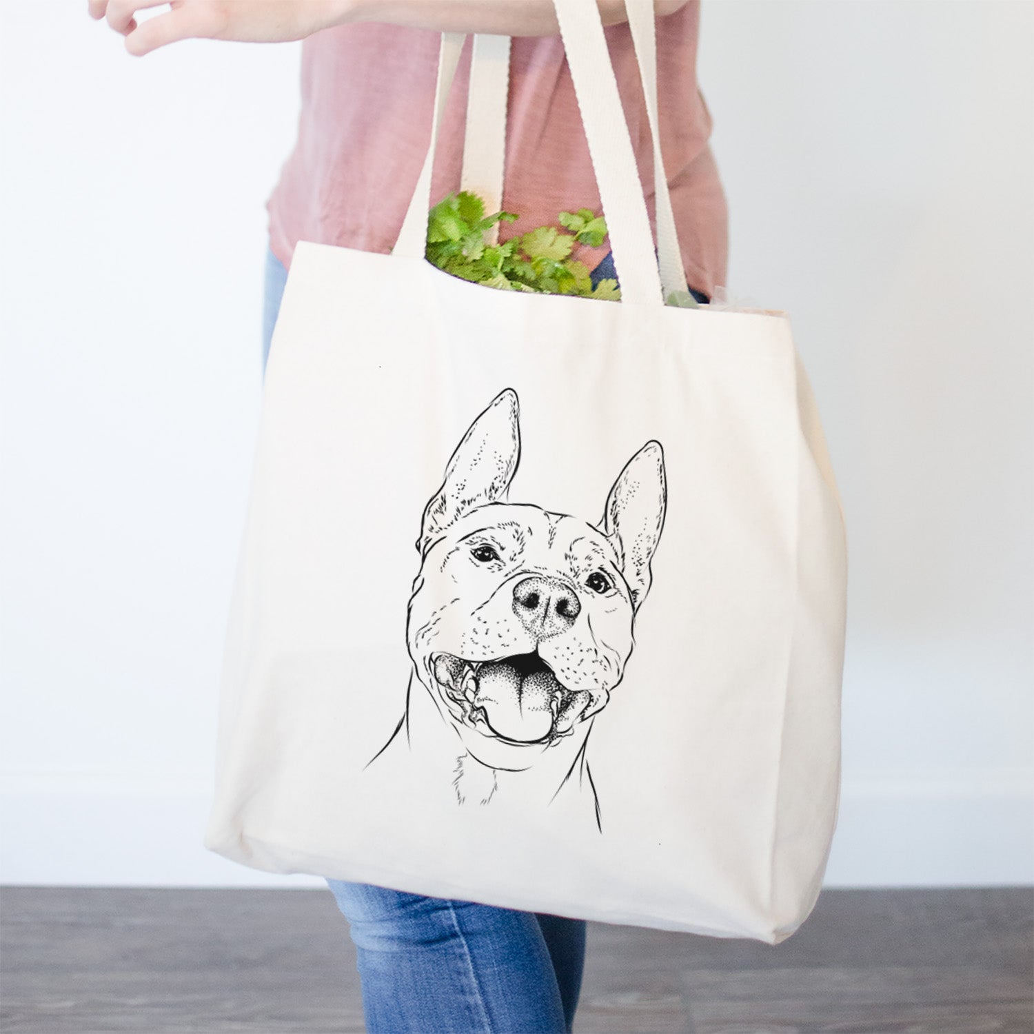 Wally the Pitbull - Tote Bag