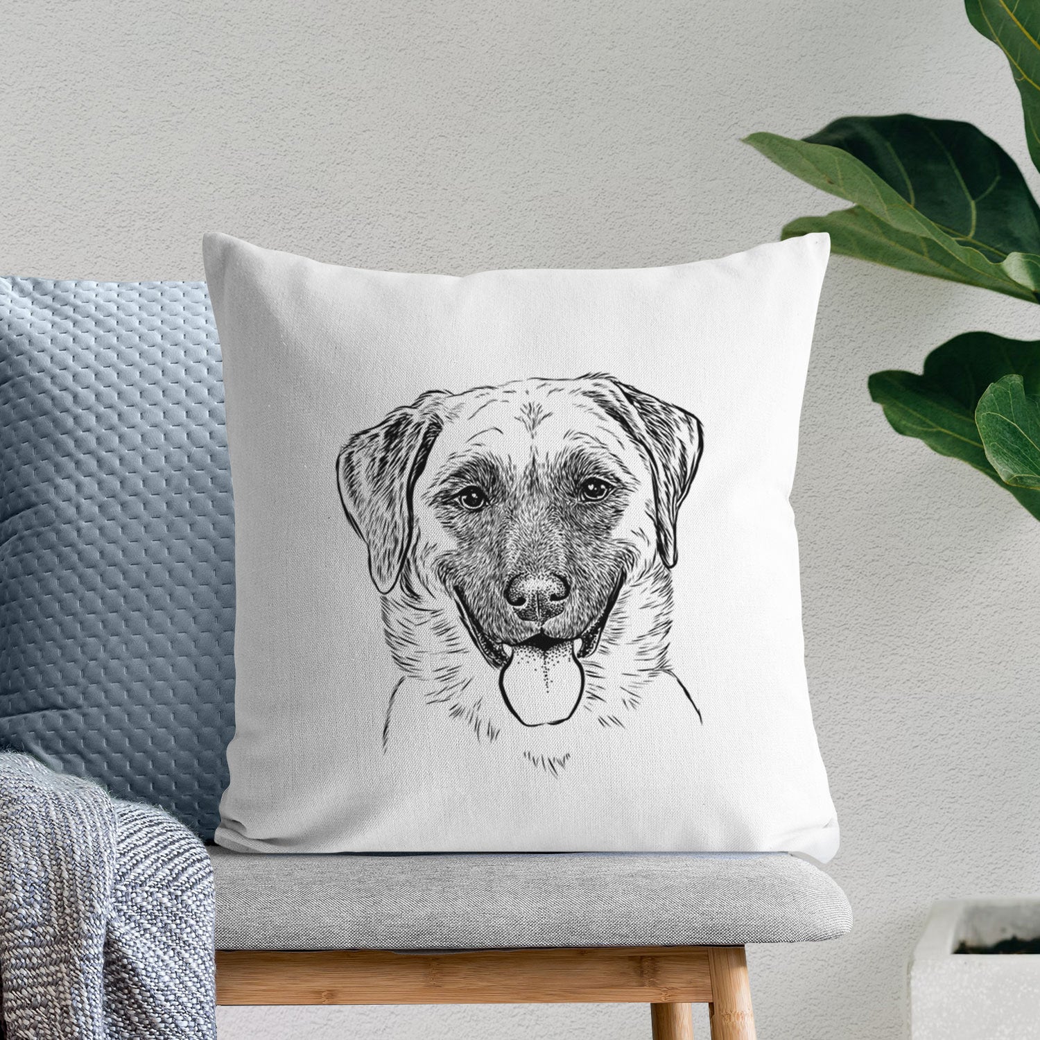 Willow the Anatolian Shepherd - Throw Pillow Cover