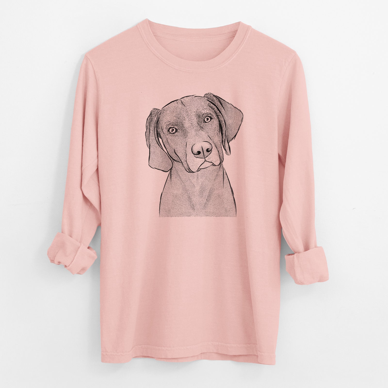 Bare Willow the Weizsla - Men's Heavyweight 100% Cotton Long Sleeve