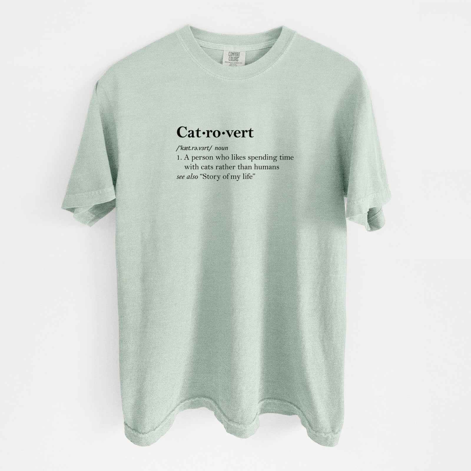 Catrovert Definition - Unisex Comfort Colors Garment-Dyed Heavyweight T-shirt in Bay