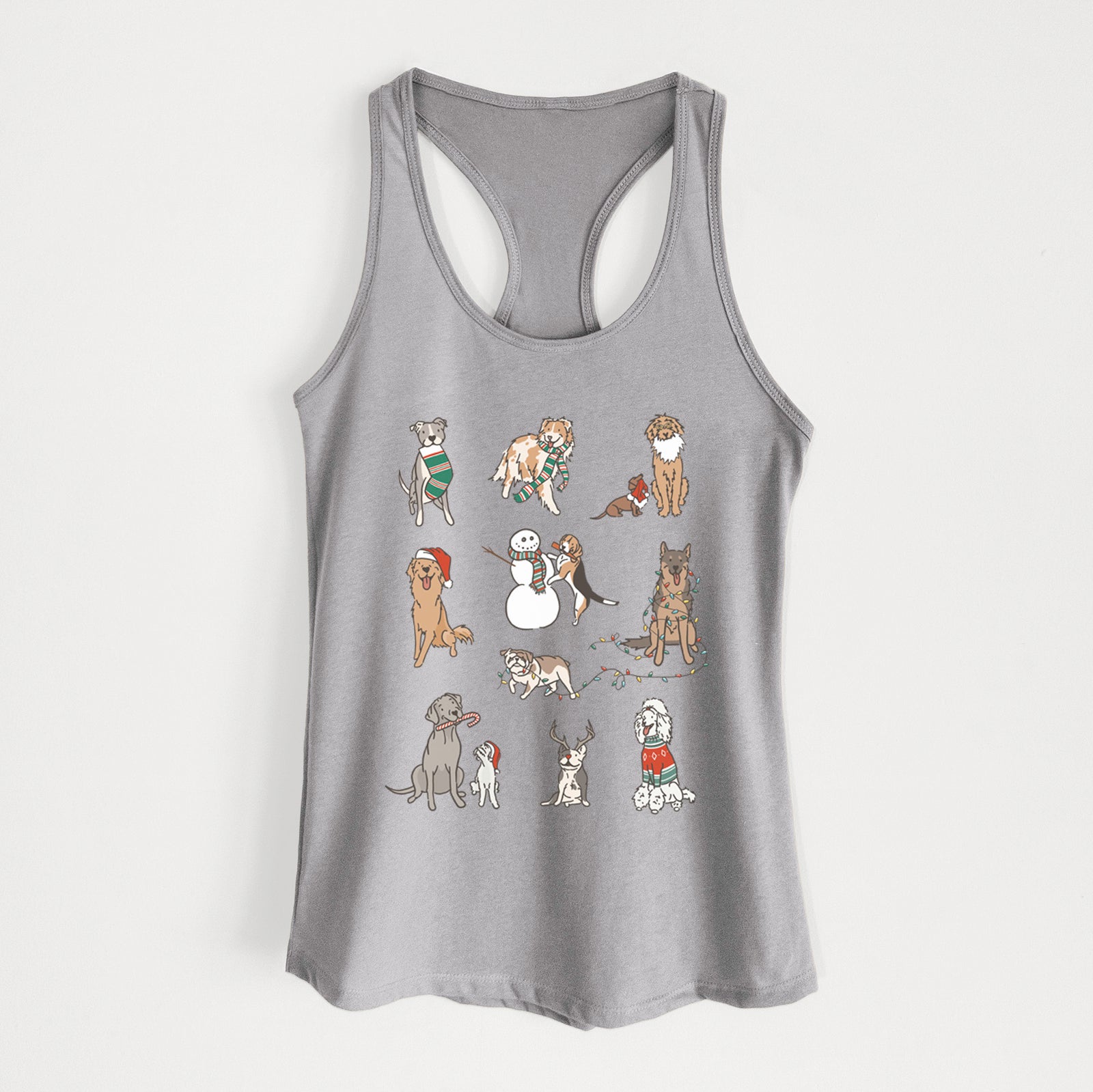 Christmas Pups - Women's Racerback Tanktop