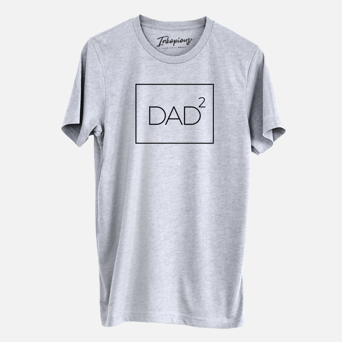 'Dad to the 2nd Power Boxed' design on a Create Unisex crewneck