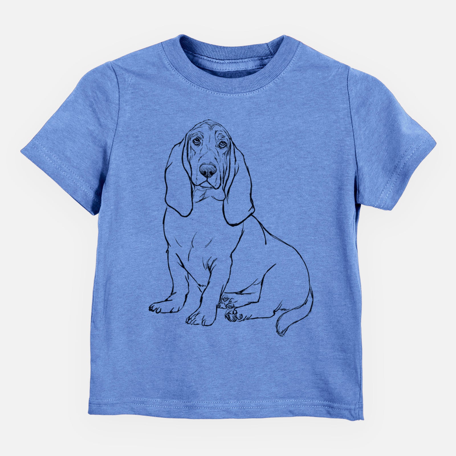 Doodled Blueberry the Basset Hound - Kids/Youth/Toddler Shirt