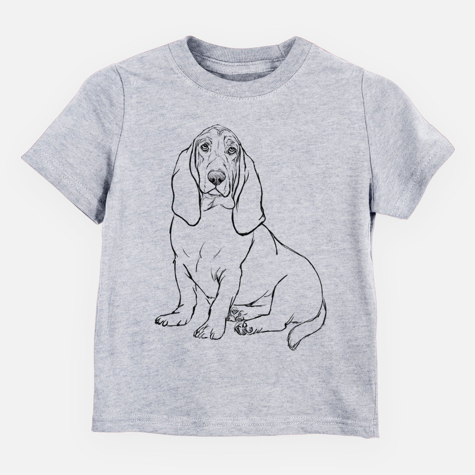 Doodled Blueberry the Basset Hound - Kids/Youth/Toddler Shirt