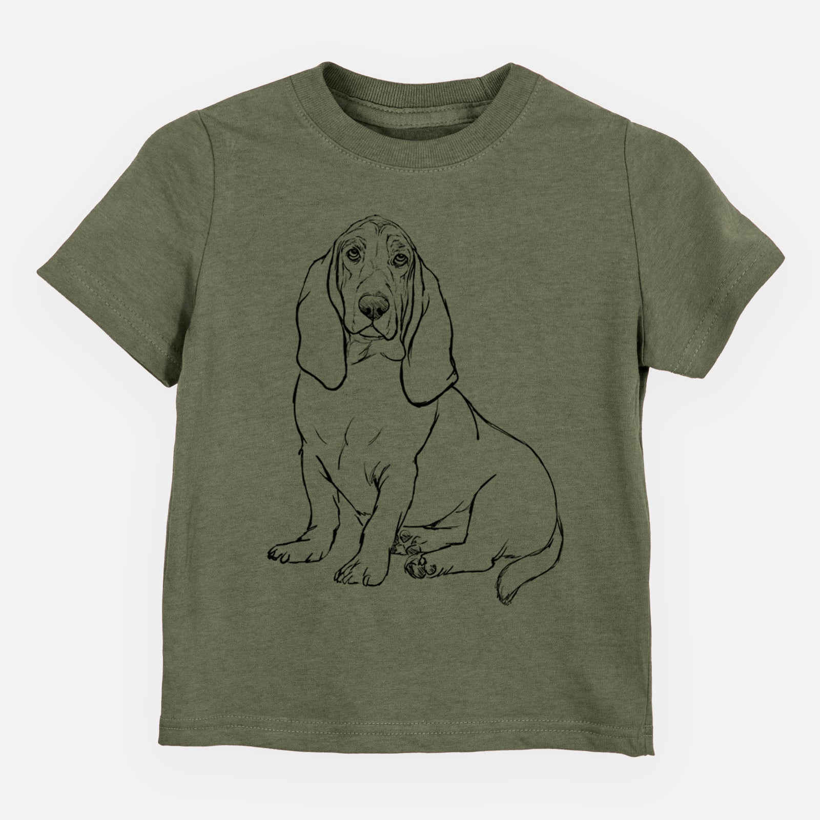 Doodled Blueberry the Basset Hound - Kids/Youth/Toddler Shirt