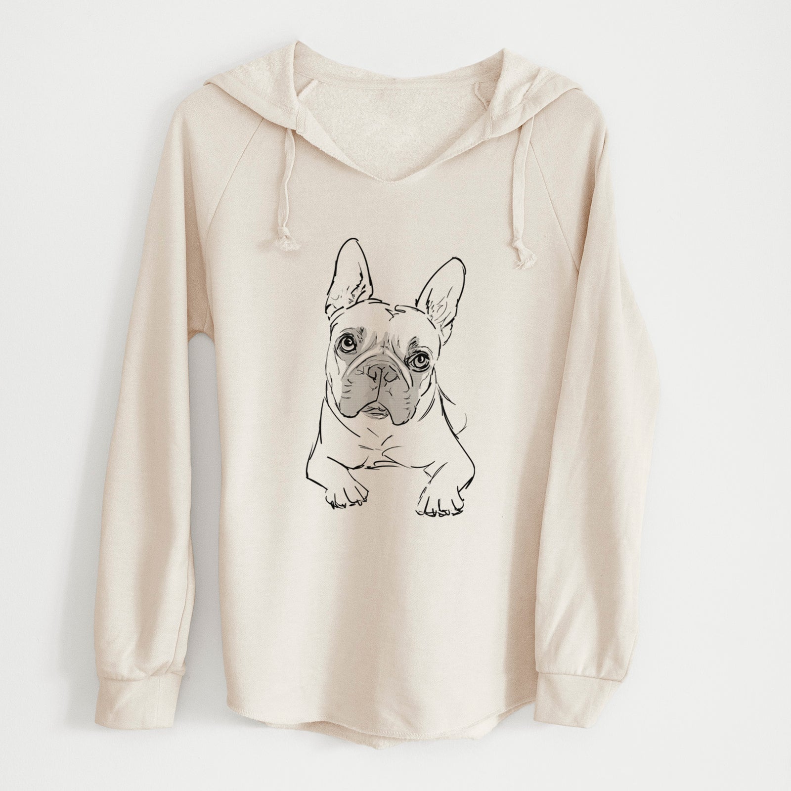 Doodled Buster the French Bulldog - Cali Wave Hooded Sweatshirt