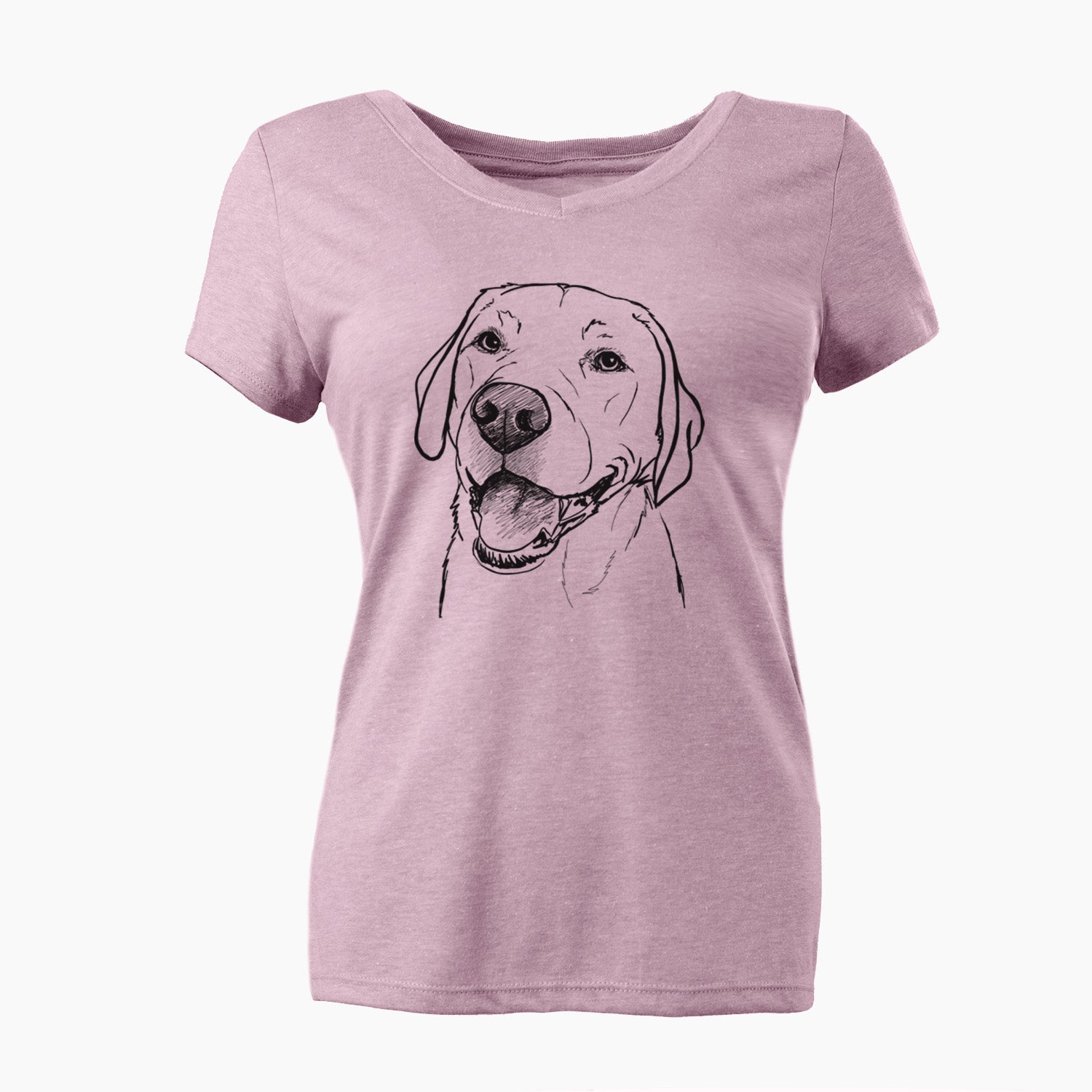 Doodled Jimmy the Larbrador Retriever - Women's Perfect V-neck Shirt