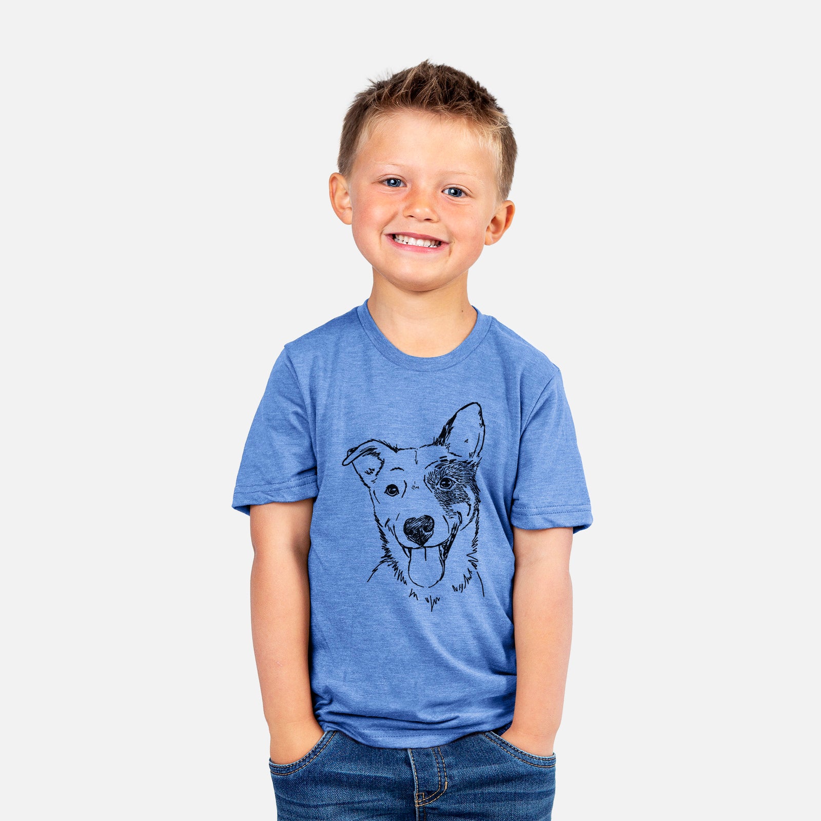 Doodled Ozzy the Mixed Breed - Kids/Youth/Toddler Shirt