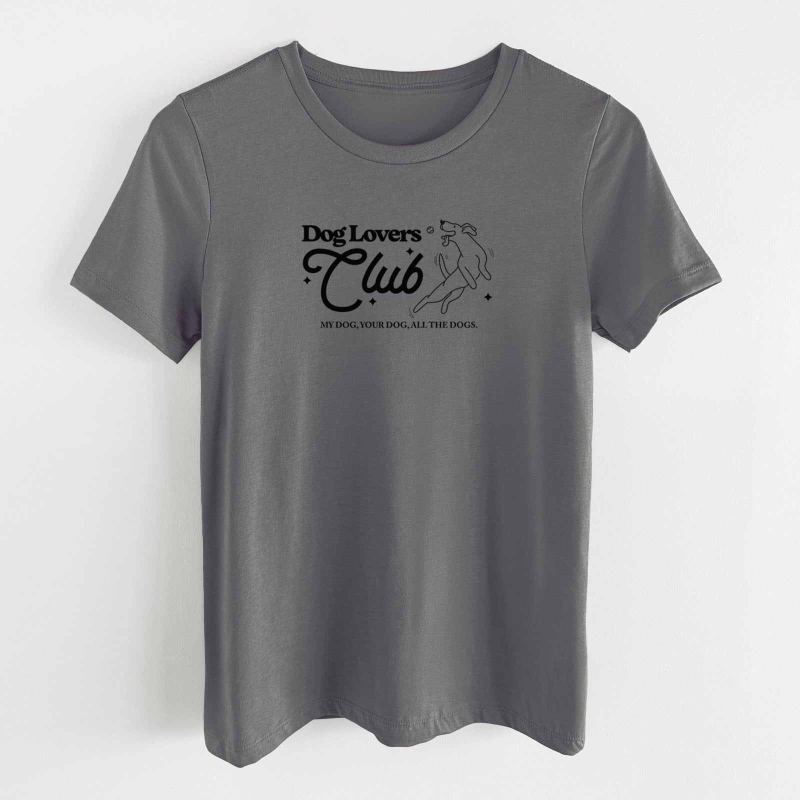 Dog Lovers Club - Women's Lightweight Relaxed Fit 100% Cotton Crewneck